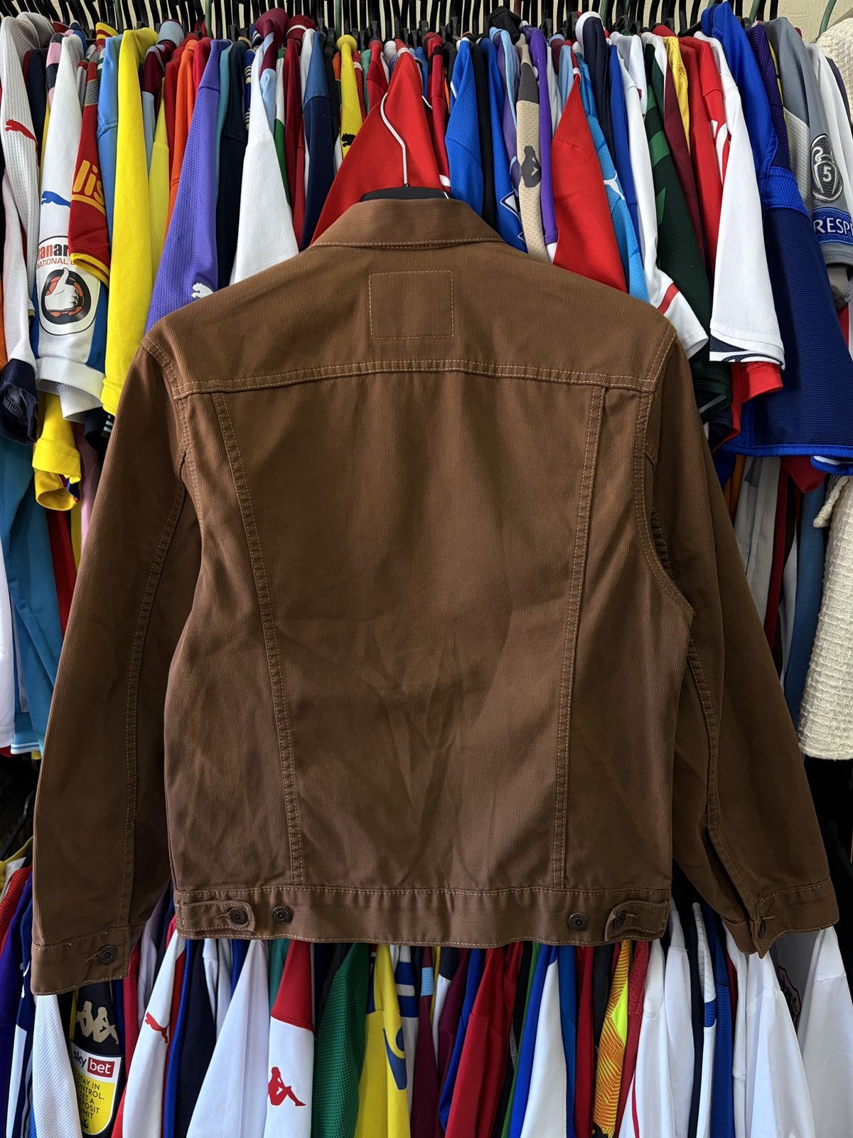 Levi's Vintage Levi’s 70503 Brown Canvas Trucker Jacket S Size US S / EU 44-46 / 1 - 11 Thumbnail
