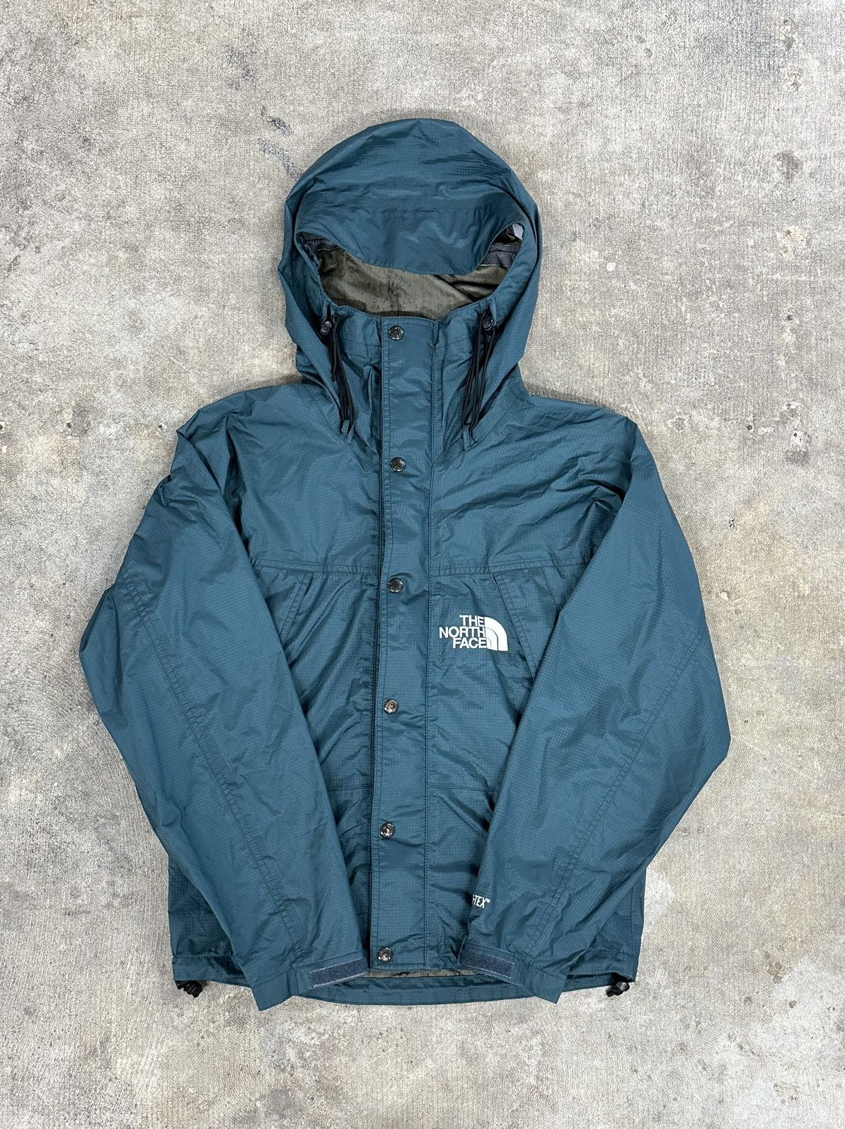 Vintage 90s The North Face Teal Gore-Tex Jacket