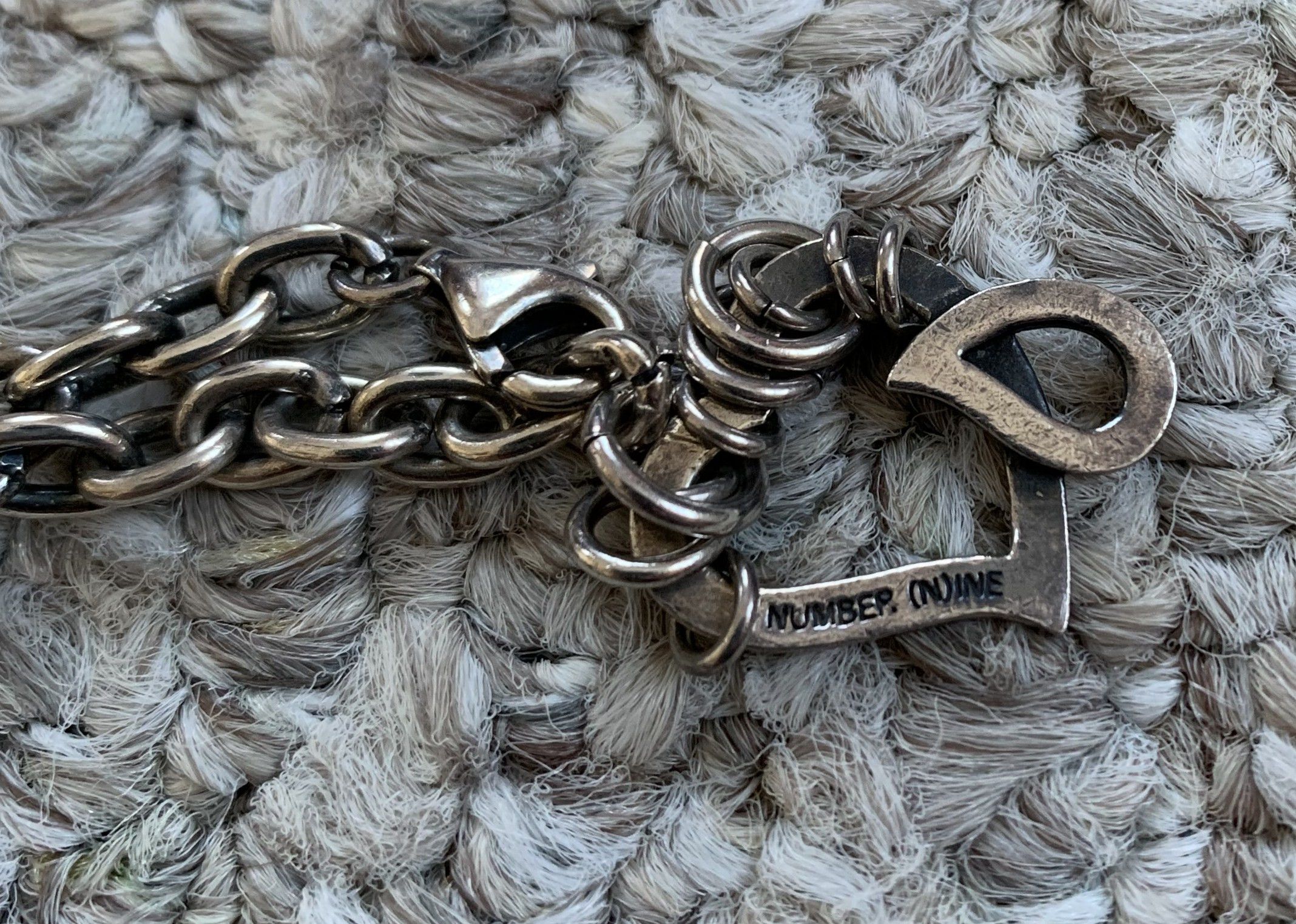 Jam Home Made × Number (N)ine FW03 Number (N)ine Crying Heart Sterling Silver Bracelet Size ONE SIZE - 4 Thumbnail