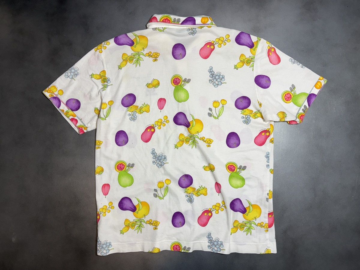 Vintage Vintage All Over Print Fruit Bowl Short Sleeve Polo Shirt Size US S / EU 44-46 / 1 - 12 Thumbnail