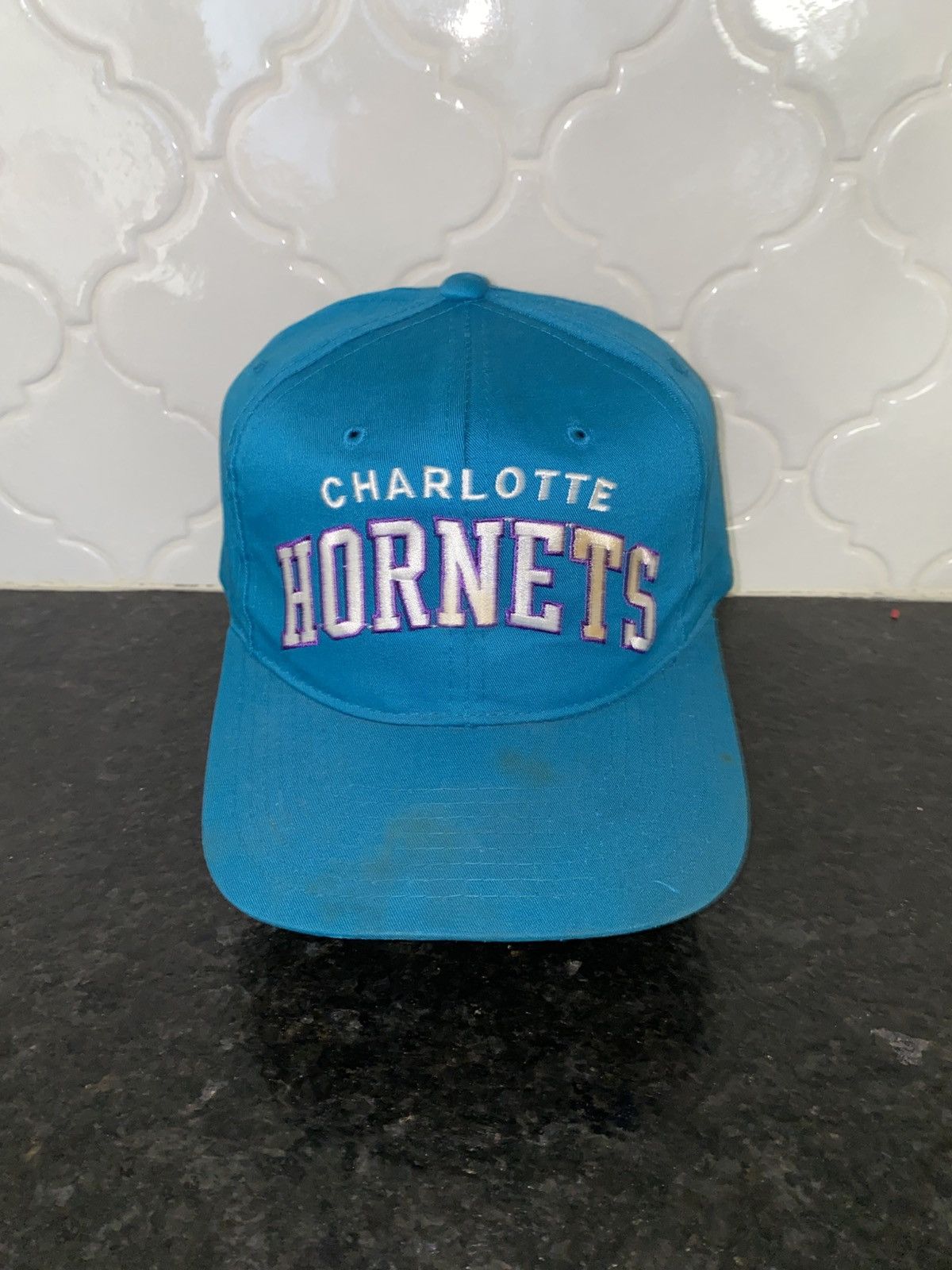 Starter Vintage 90s Starter Charlotte Hornets spell-out snapback Size ONE SIZE - 1 Thumbnail