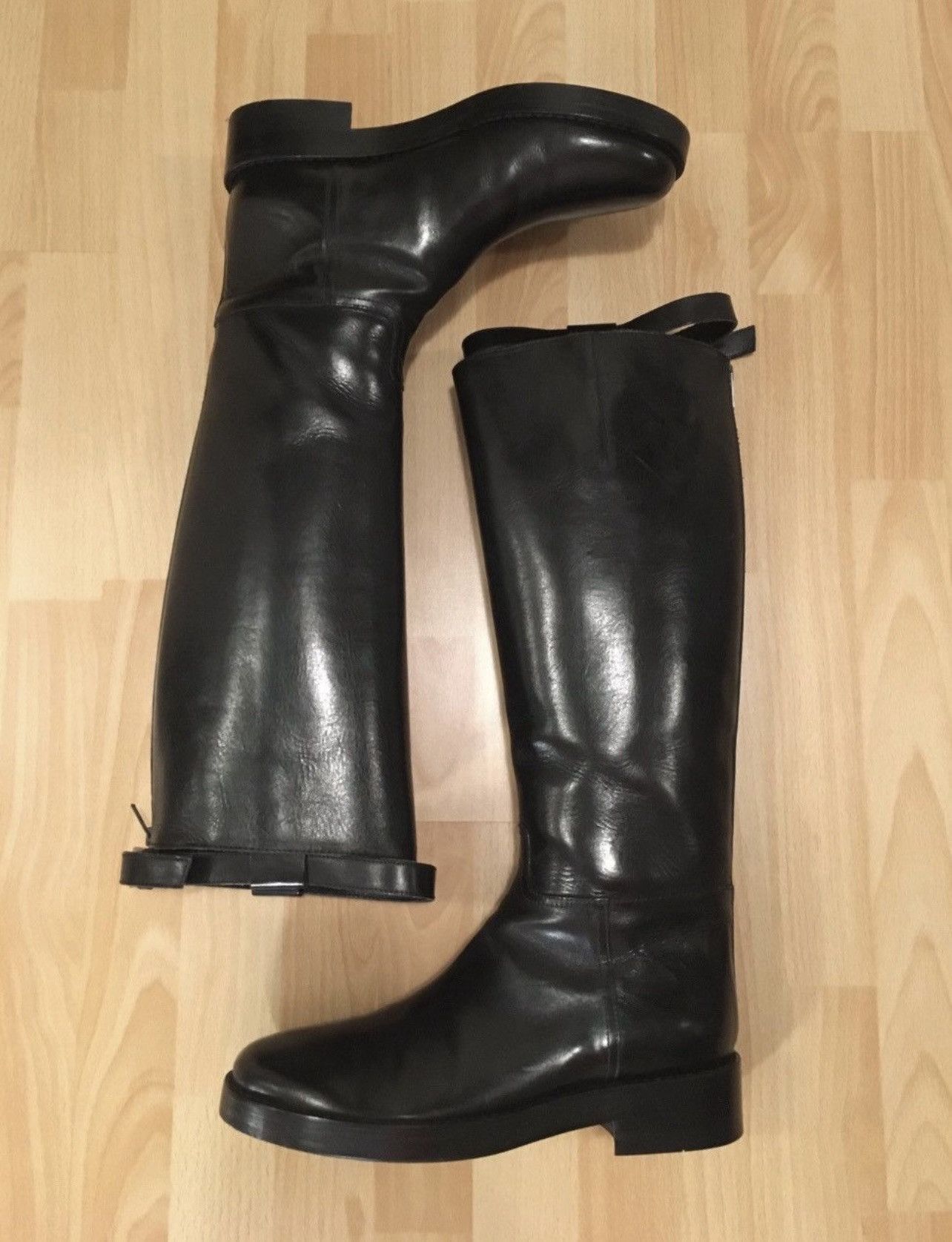 Ann Demeulemeester Ann Demeulemeester Black Stan Riding Boots Size US 10.5 / EU 43-44 - 11 Thumbnail