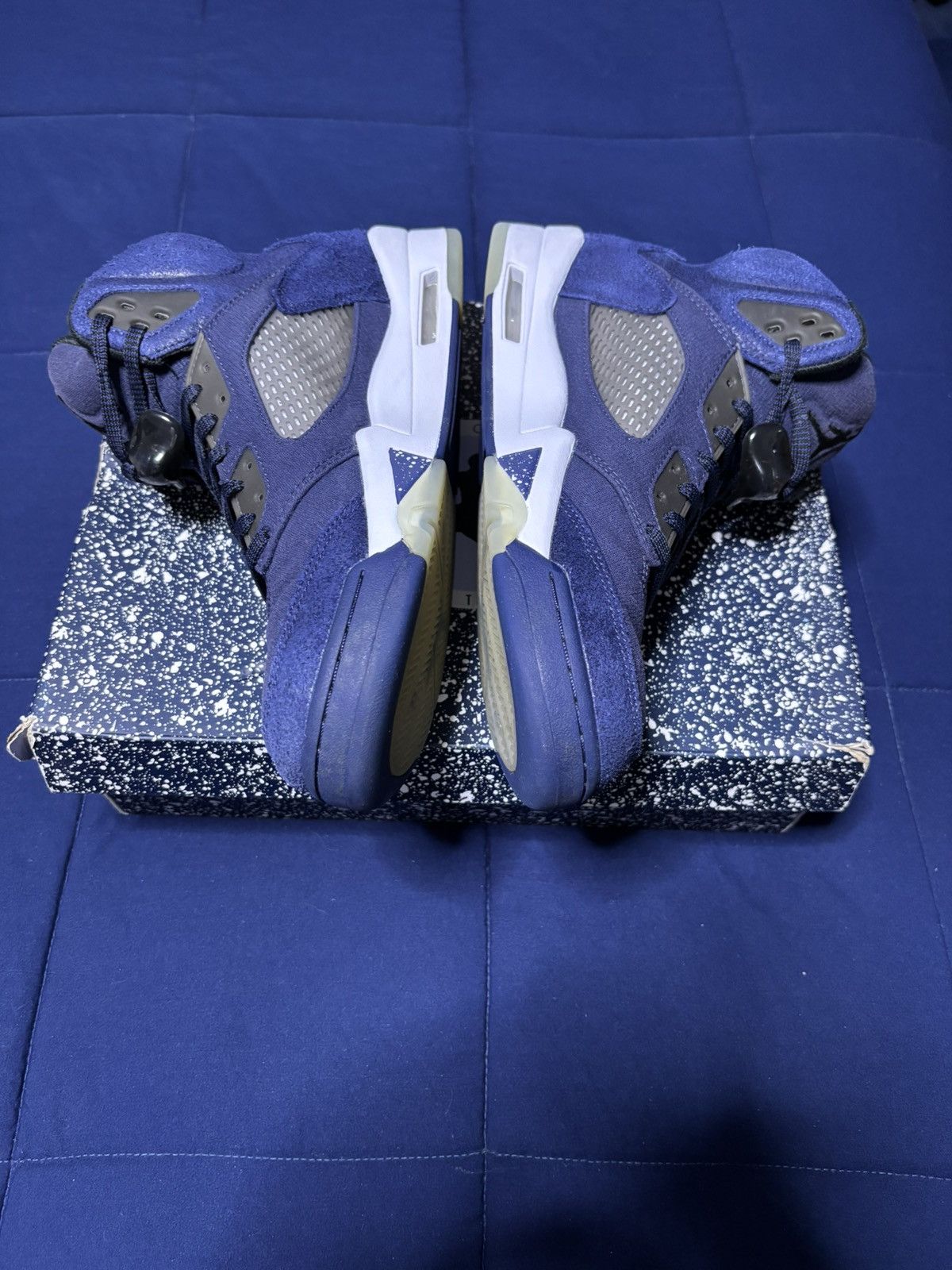 Jordan Brand Jordan 5 Retro SE Midnight Navy 2023 Size 11.5 Size US 11.5 / EU 44-45 - 4 Thumbnail