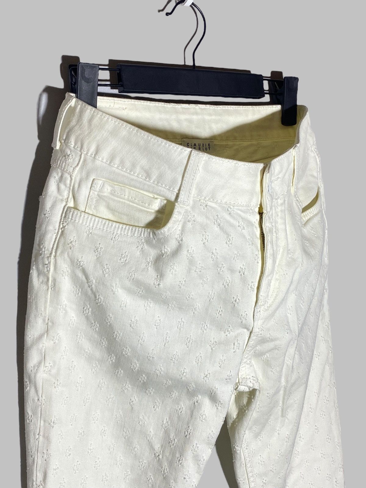 Other Claudie Pierlot White Women’s Jeans Pants Size 27" / US 4 / IT 40 - 15 Thumbnail