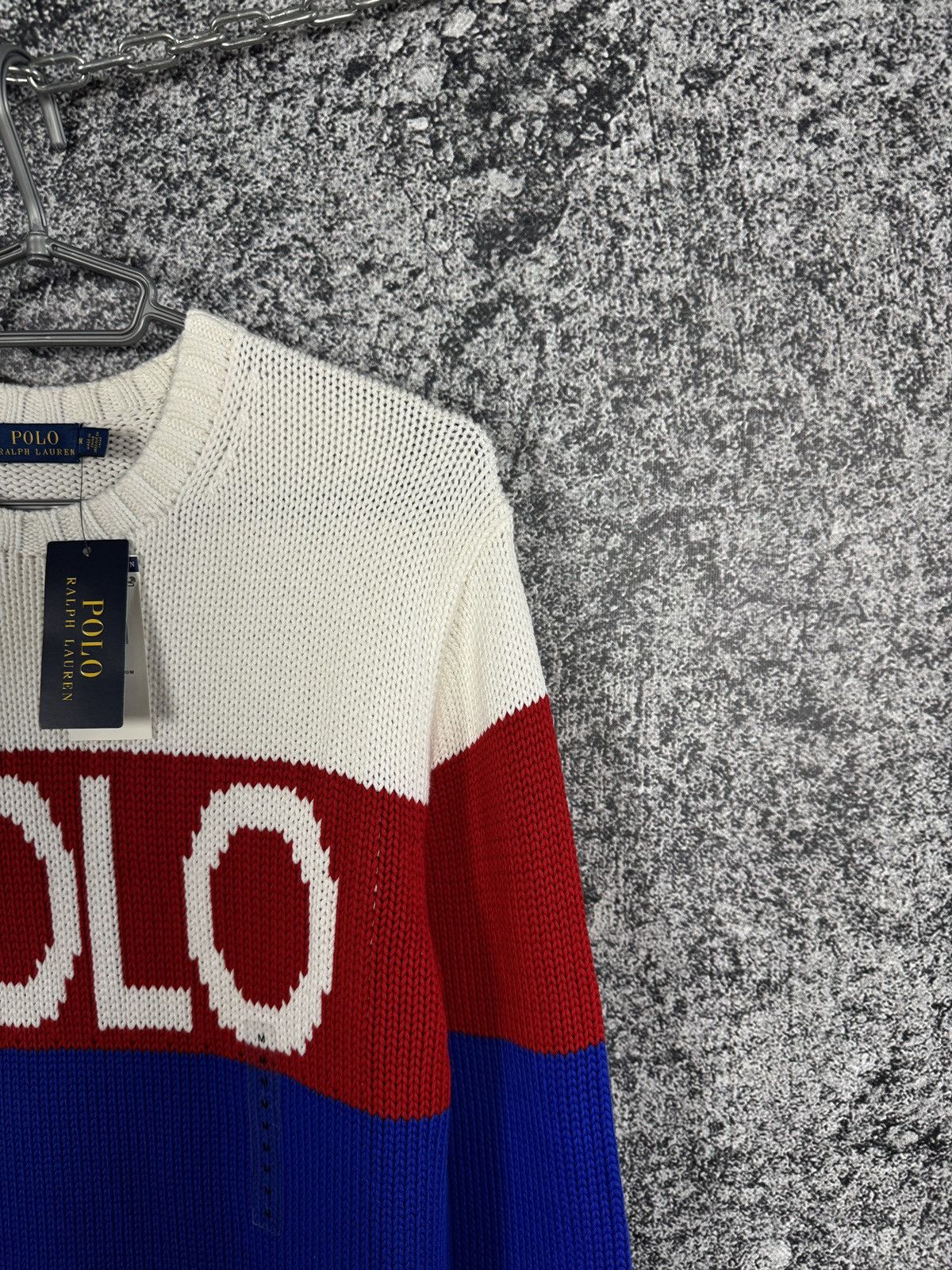 Polo Ralph Lauren Men’s Polo Ralph Lauren Knit Crew Sweater Big Logo Size M Size US M / EU 48-50 / 2 - 2 Thumbnail