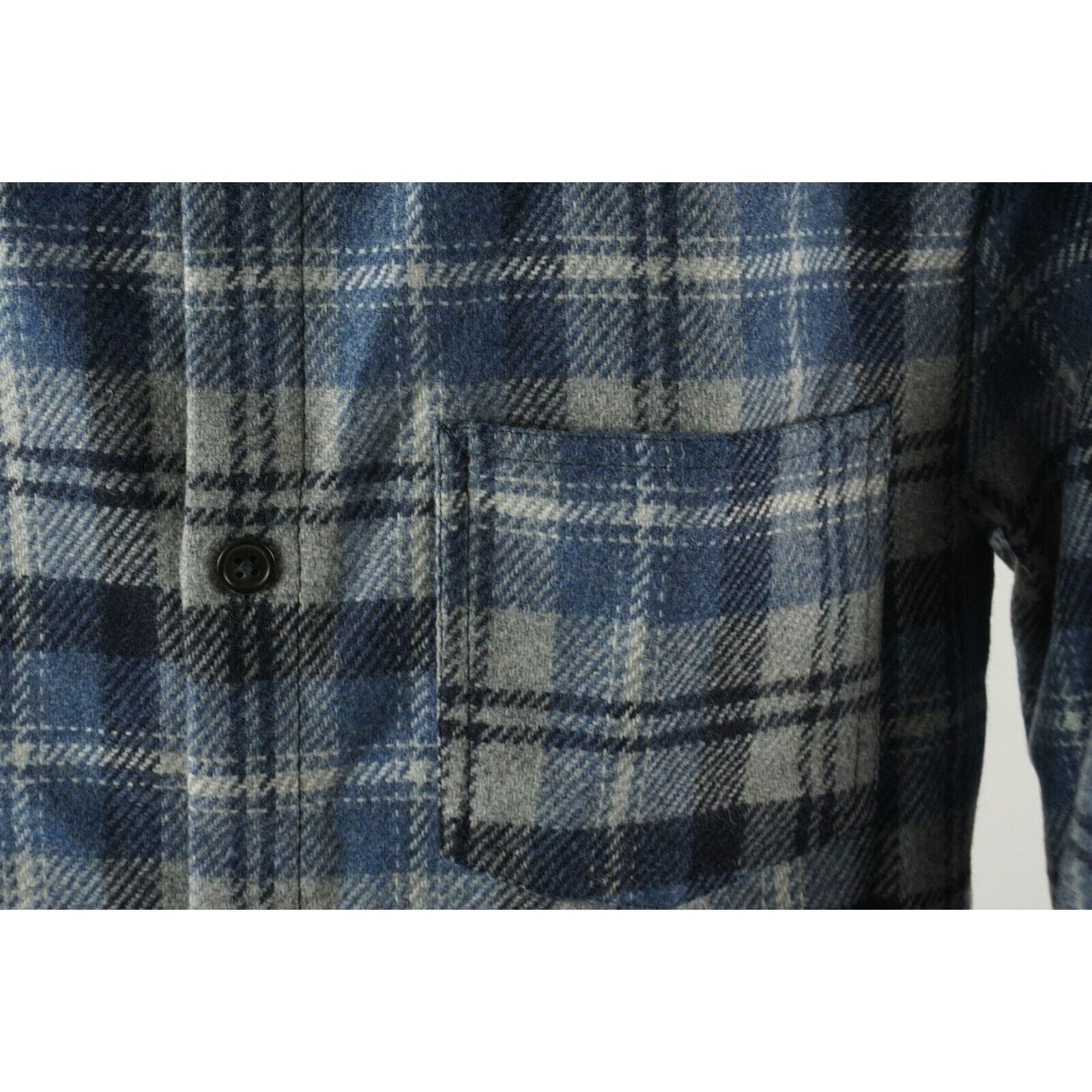 A.P.C. New A.P.C. Large Plaid Flannel Wool Trek Shirt Jacket Size US L / EU 52-54 / 3 - 9 Thumbnail