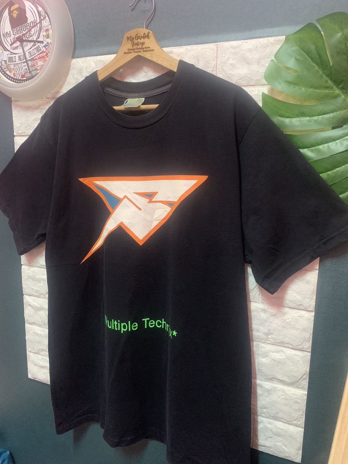 Stussy × Vintage VINTAGE!! Shirt STUSSY X MULTIPLE TECHNIX Size US L / EU 52-54 / 3 - 2 Thumbnail