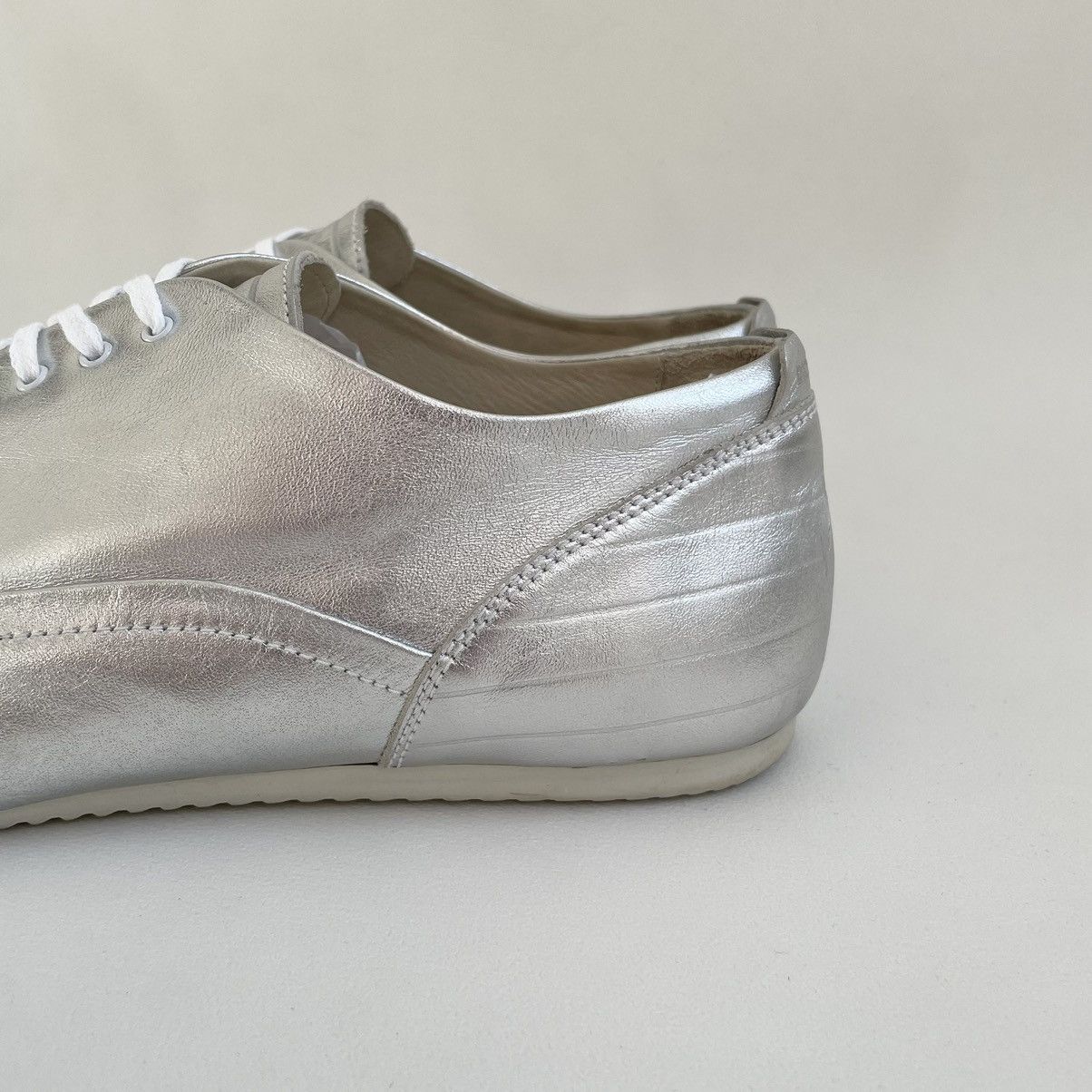 Dior S/S 07 Silver Leather Ballet Pump Sneakers Size US 9 / EU 42 - 6 Thumbnail