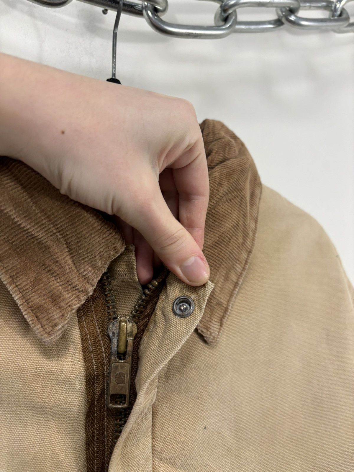 Carhartt Vintage 90s Carhartt USA Made Faded Hype Boxy Cropped Jacket Size US L / EU 52-54 / 3 - 6 Thumbnail