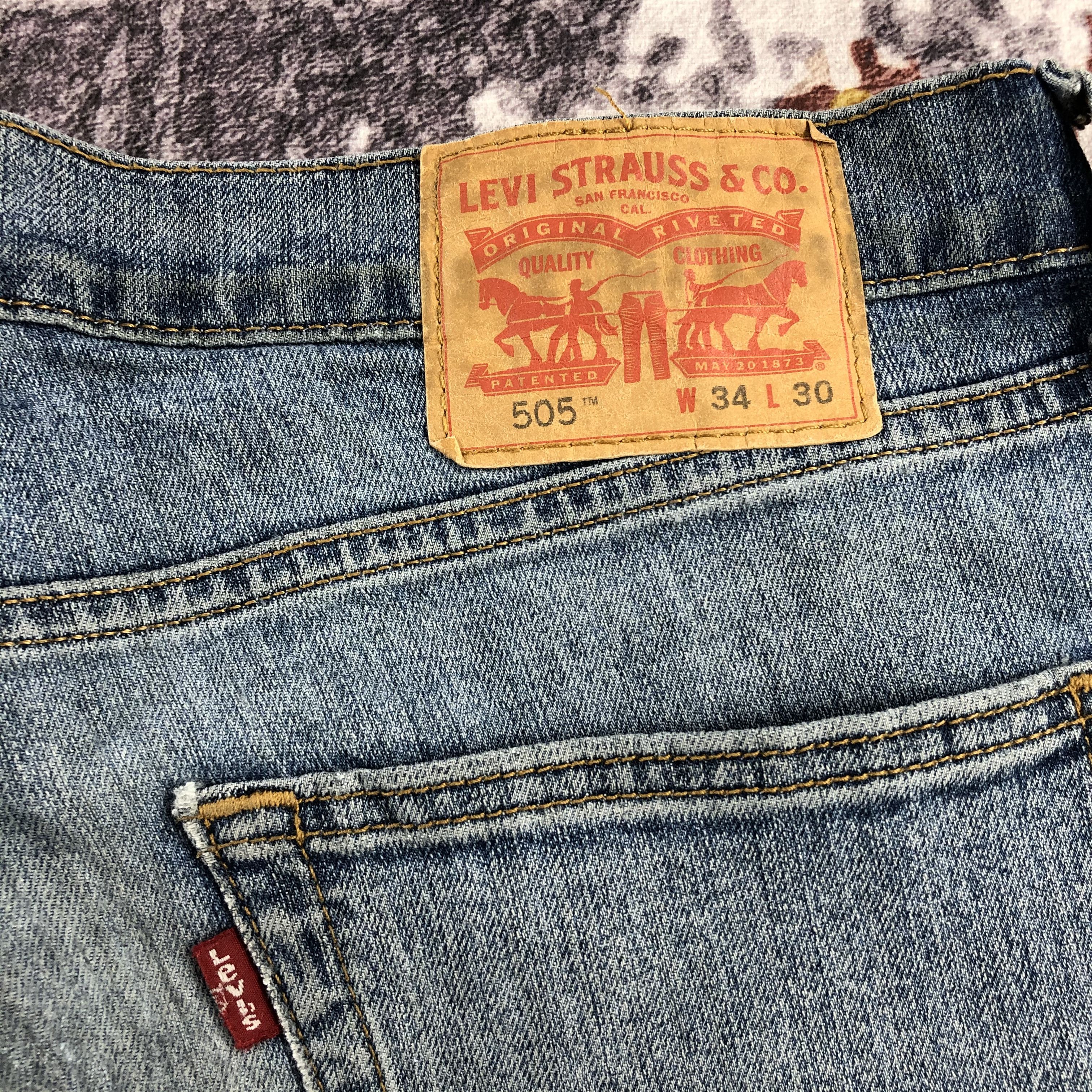 Levi's × Vintage Vintage Levis 505 Earth Tone Jeans-JM2193 Size US 36 / EU 52 - 6 Thumbnail