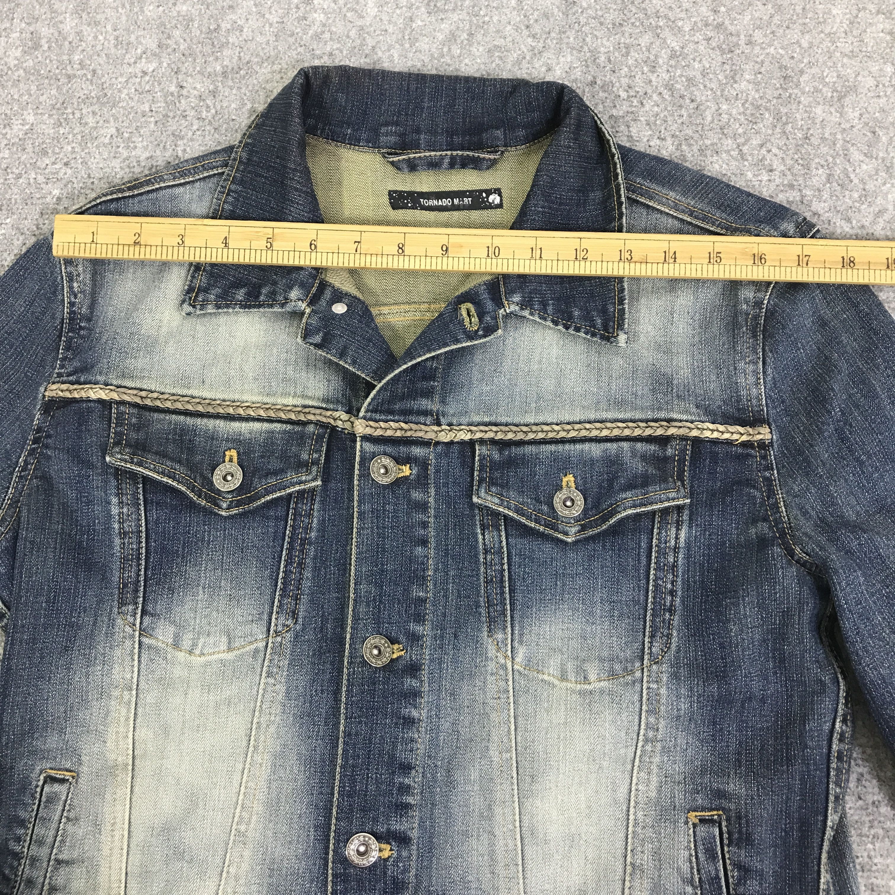 Tornado Mart GOTHIC STYLE TORNADO MART DENIM JACKET K78B9 Size US M / EU 48-50 / 2 - 5 Thumbnail