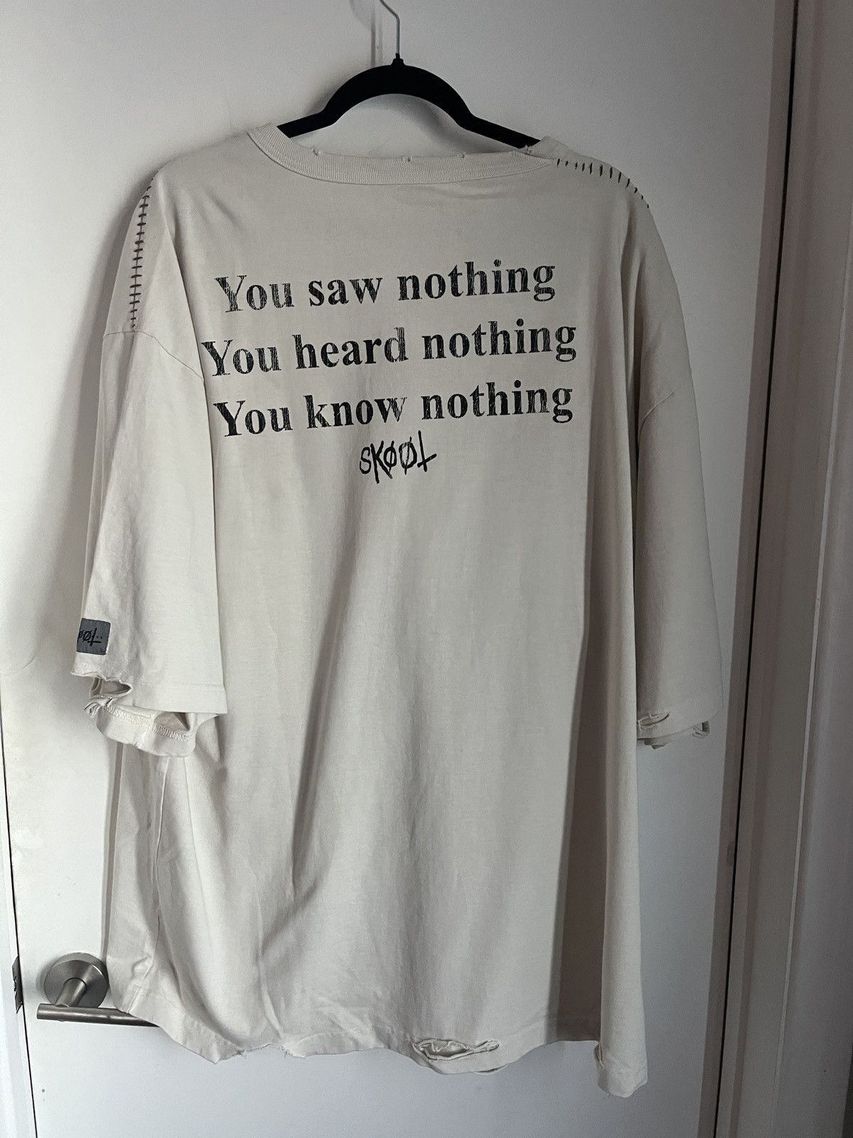 Other Korean Streetwear Skoot Unisex Oversize Torment T-Shirt 2 Size US L / EU 52-54 / 3 - 2 Thumbnail