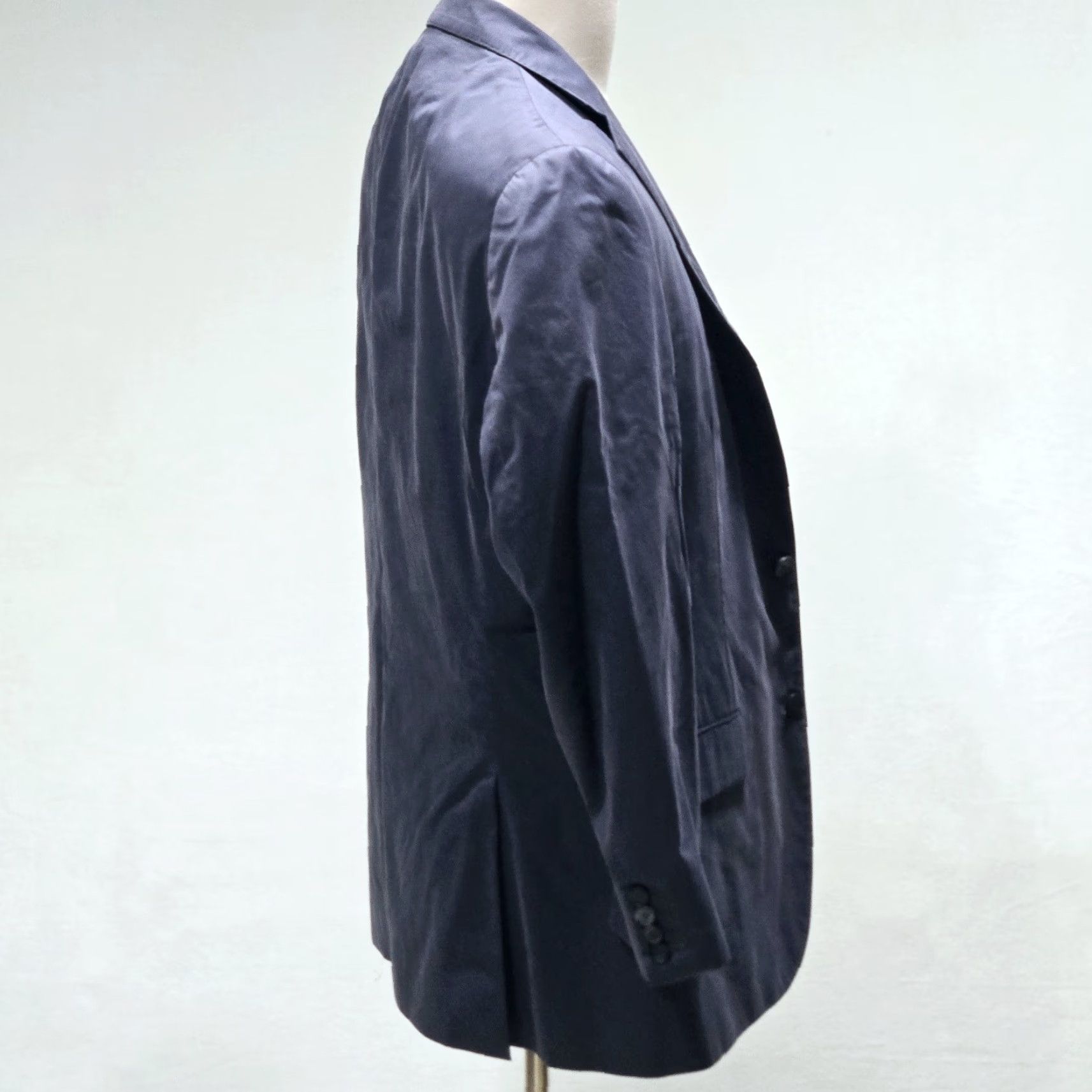 Vintage J Hilburn Sport Coat Blazer Wool Jacket Mens Vintage Blue Size 40-42 Lined Size 40R - 7 Thumbnail