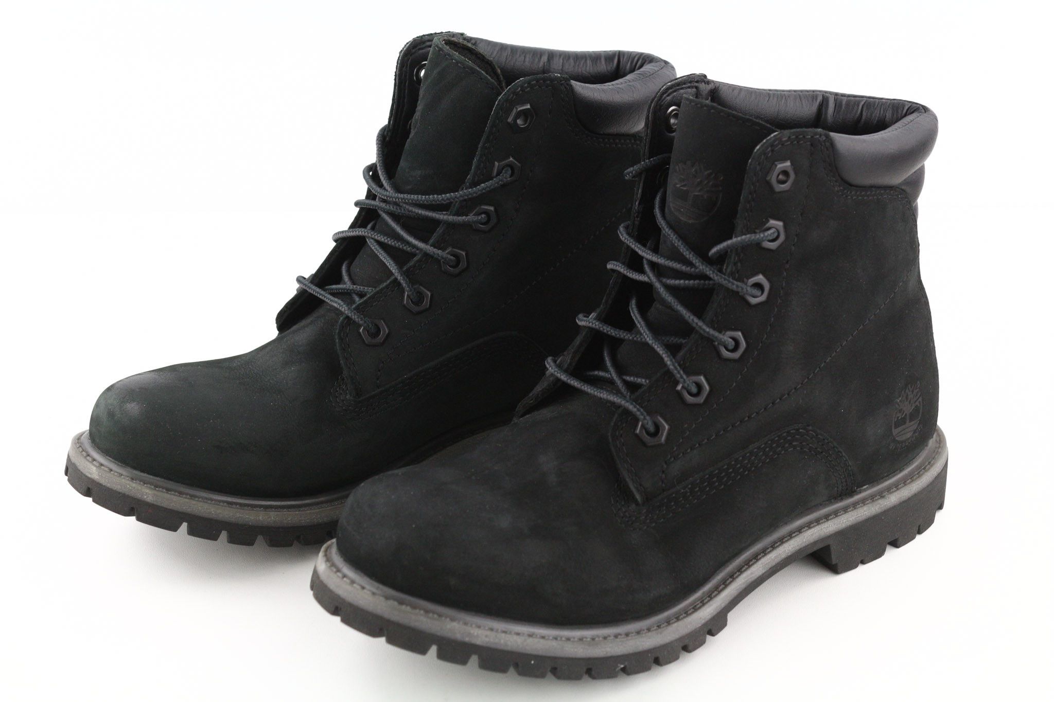 Timberland A17VM UK5.5 Black Leather Waterproof Boots 79934 Size US 8 / IT 38 - 2 Thumbnail