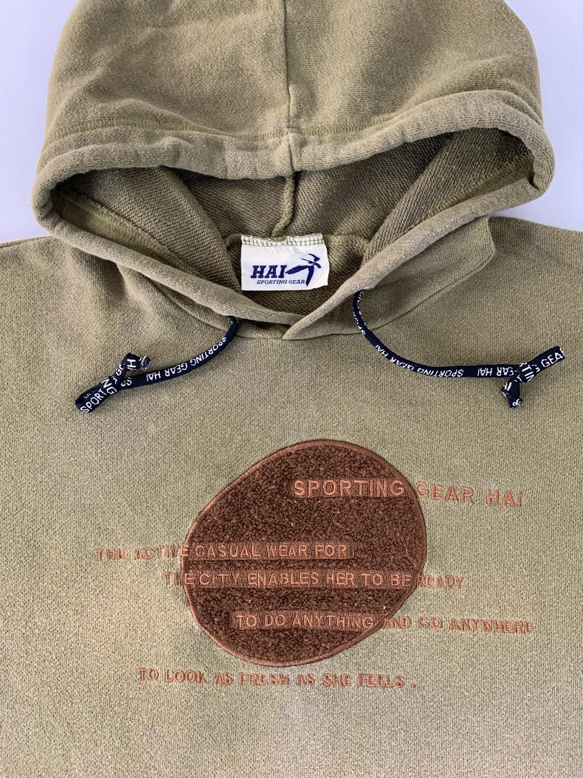 Hai Sporting Gear 90s Hai Sporting Gear Issey Miyake Big Logo Pullover Hoodies Size US M / EU 48-50 / 2 - 5 Thumbnail