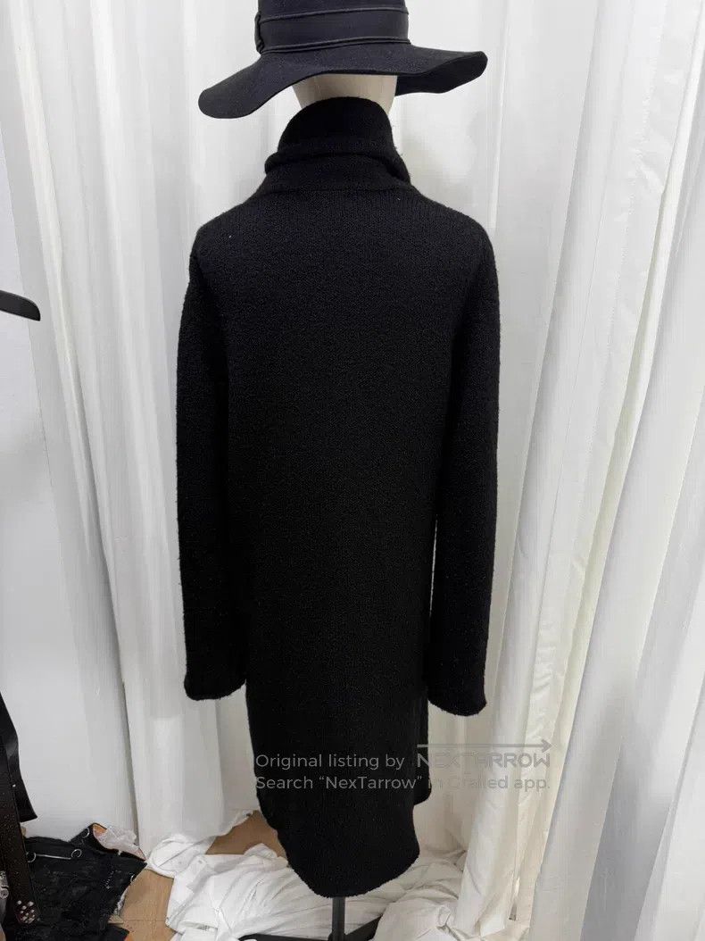 Yohji Yamamoto Yohji Yamamoto Wool blend scarf collar cut-out cardigan Size S / US 4 / IT 40 - 3 Thumbnail
