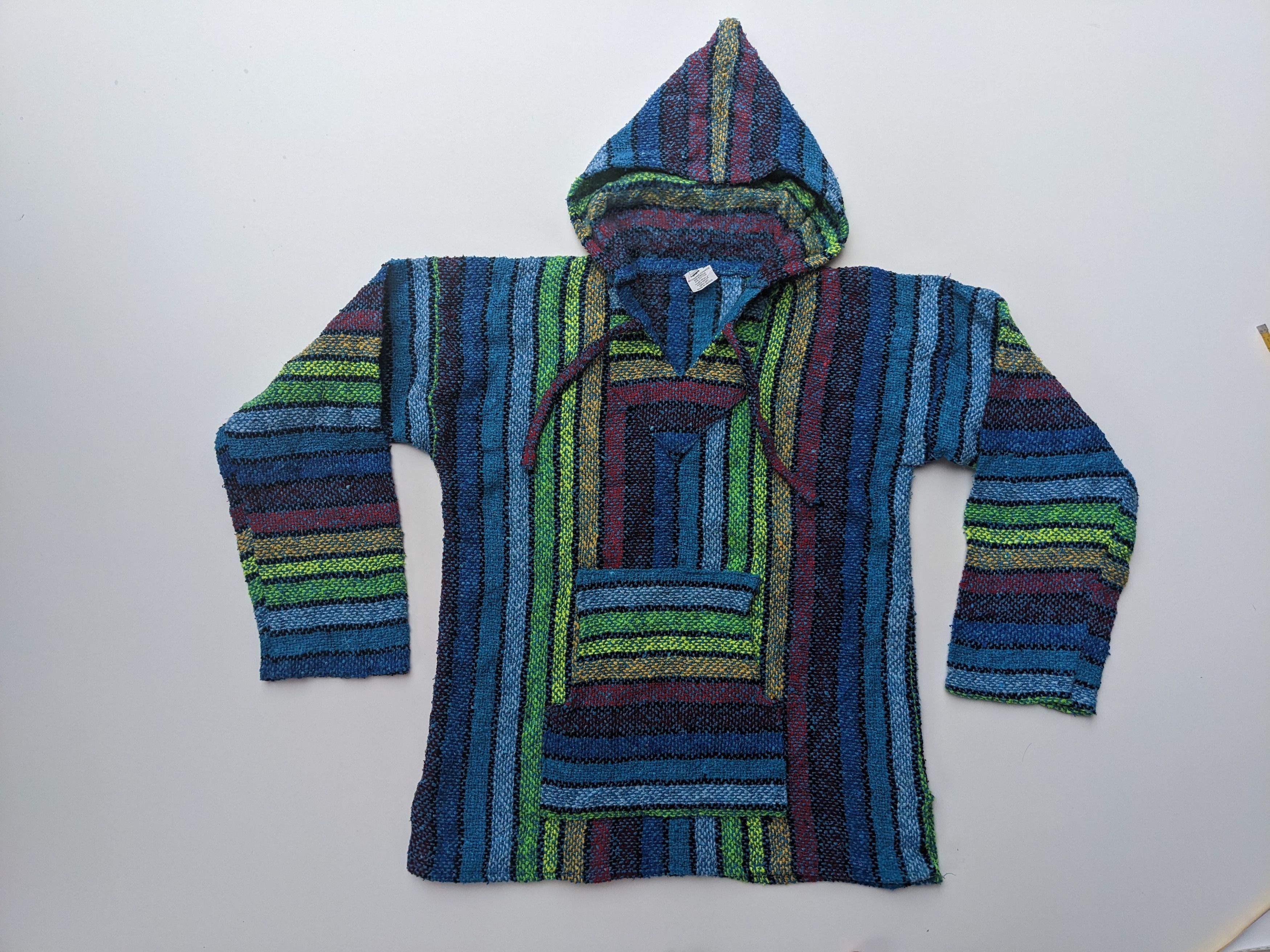 Vintage mexican ponchos hoodie