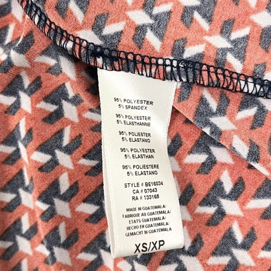 Anthropologie Anthropologie Eri + Ali Blouse Womens XS Blue Red Patterned Peplum NEW Size XS / US 0-2 / IT 36-38 - 3 Thumbnail