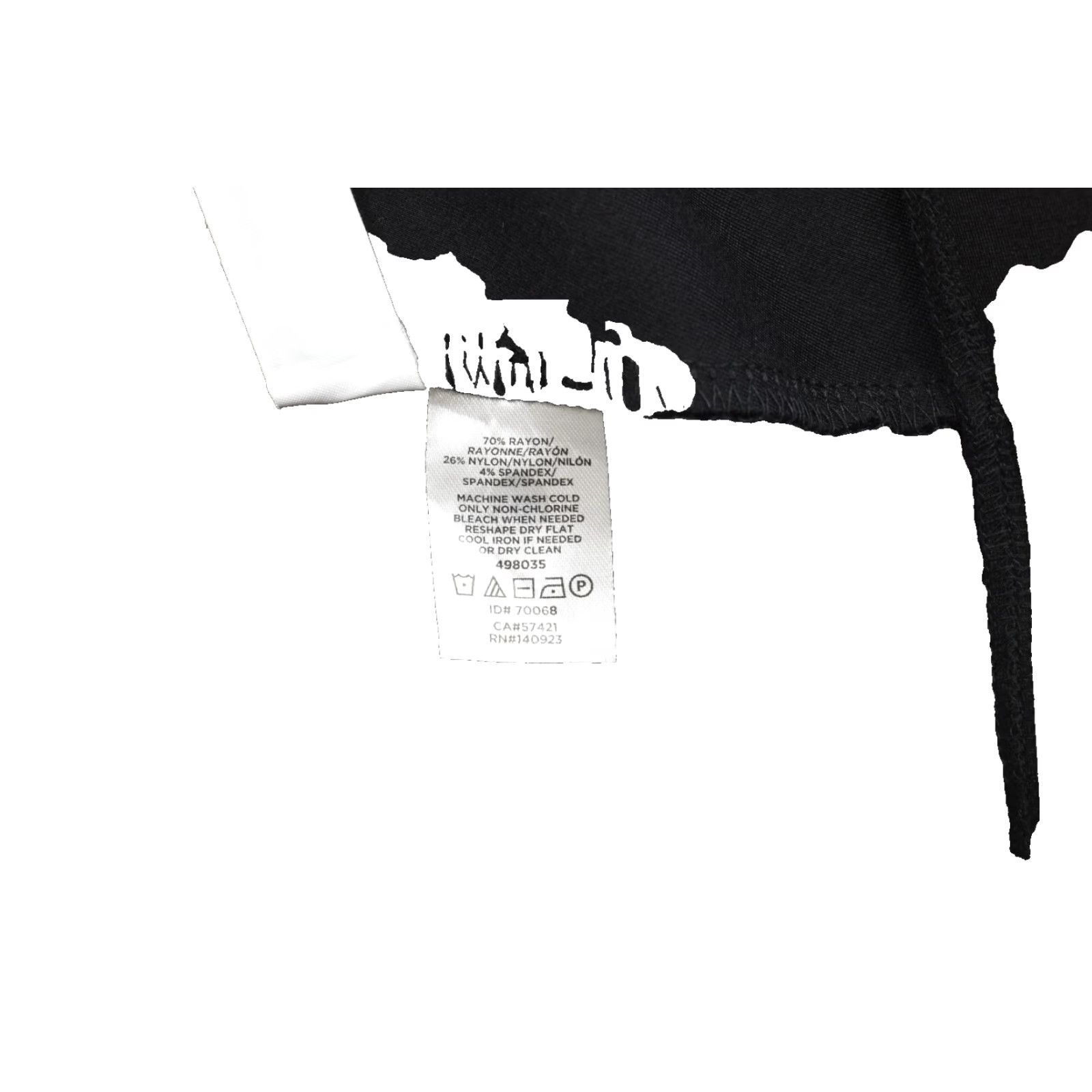 Loft LOFT Skirt Black Flounce Hem Mini Plus Size 16 Stretch Ponte Knit NWT Women Size 38" / US 16 / IT 52 - 8 Thumbnail