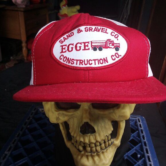 Other DS Vintage Egge Construction Sand & Gravel Snap Trucker Hat Size ONE SIZE - 1 Thumbnail