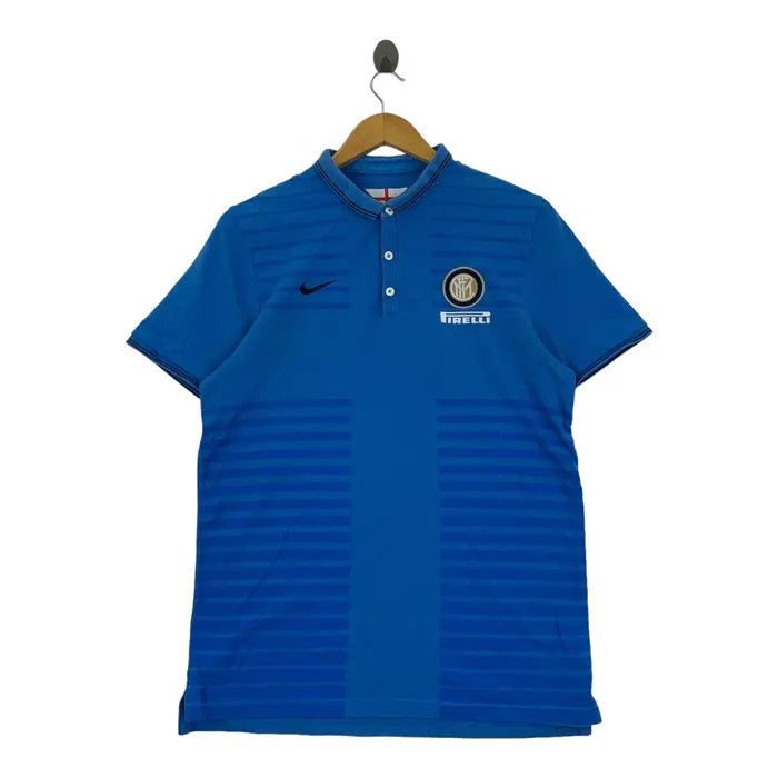 Nike Vintage NIKE INTER MILAN Serie A Champion Polo Tee Shirt Size US L / EU 52-54 / 3 - 1 Thumbnail