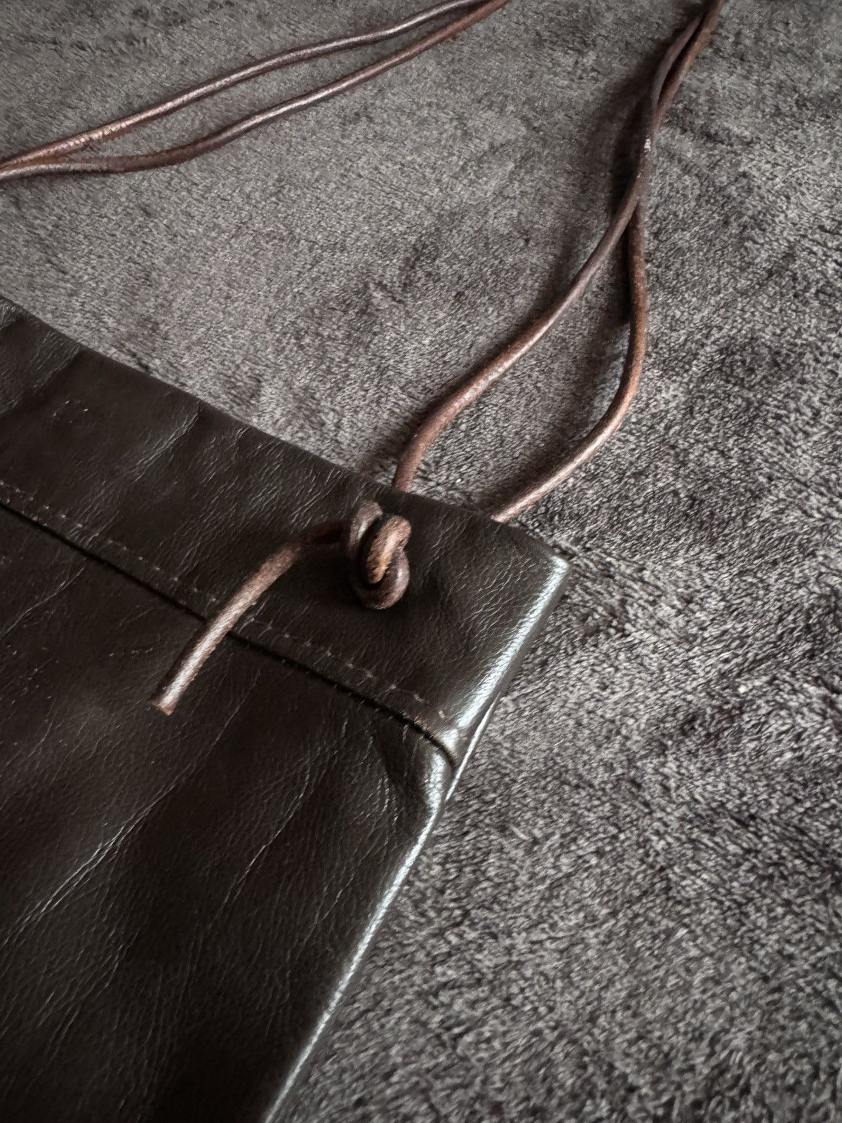 Vintage Vintage leather messenger y2k avant Garde Issey miyake style Size ONE SIZE - 4 Thumbnail