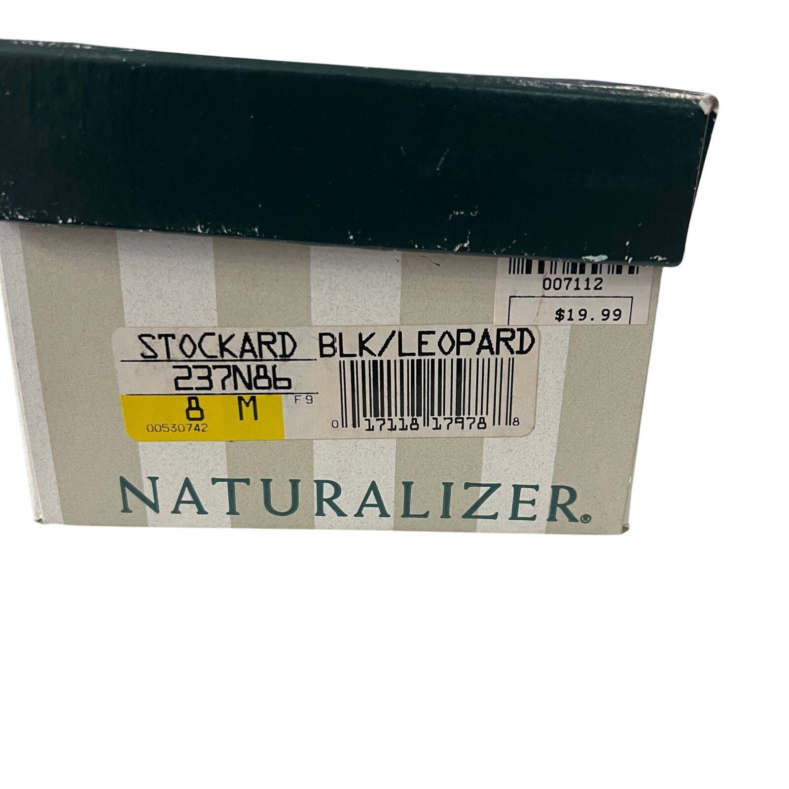 Other Naturalizer Womens Stockard Black Leopard Leather Loafer 8 M Size US 8 / IT 38 - 10 Thumbnail