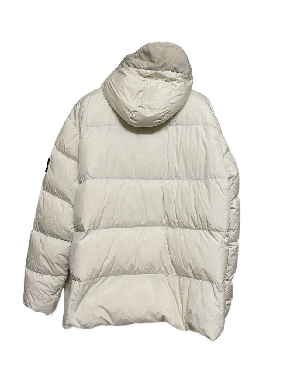 Stone Island Garment Dyed white cream