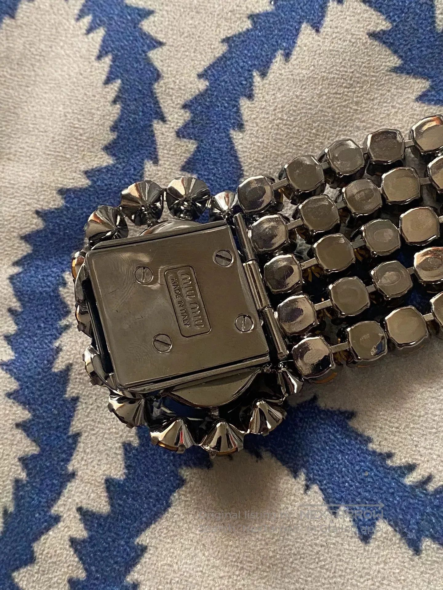 Miu Miu Miu Miu Purple Gemstone Bracelet. Size ONE SIZE - 4 Thumbnail