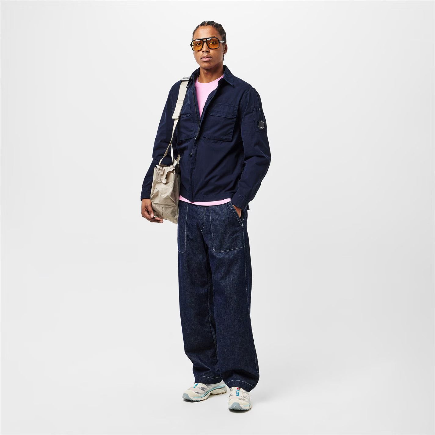C.P. Company o1g2r1mq0426 Gabard Overshirt in Blue Size US XS / EU 42 / 0 - 6 Thumbnail