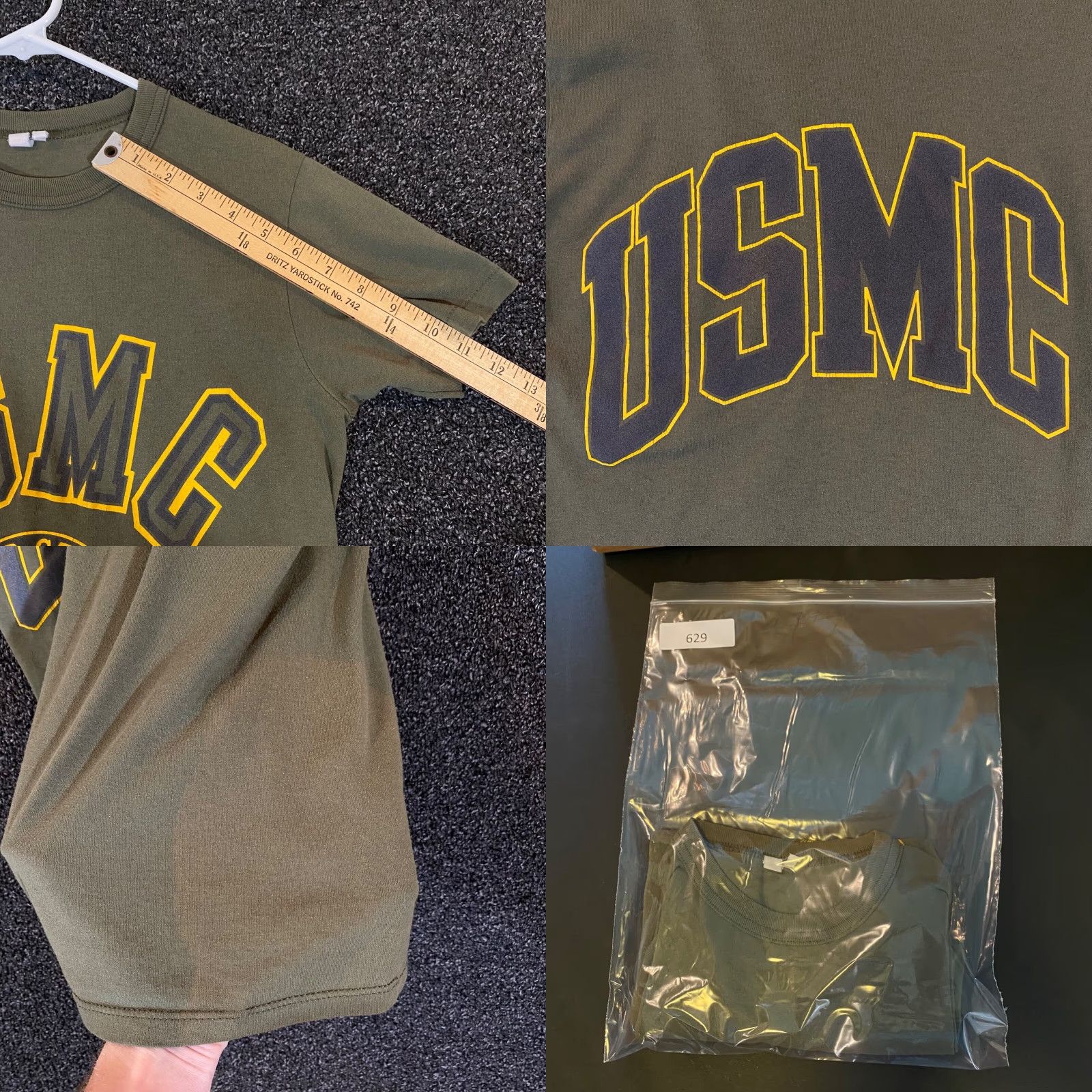 Vintage VINTAGE United States Marine Corps Shirt Womens S / M Green Reflective Single Size S / US 4 / IT 40 - 8 Thumbnail