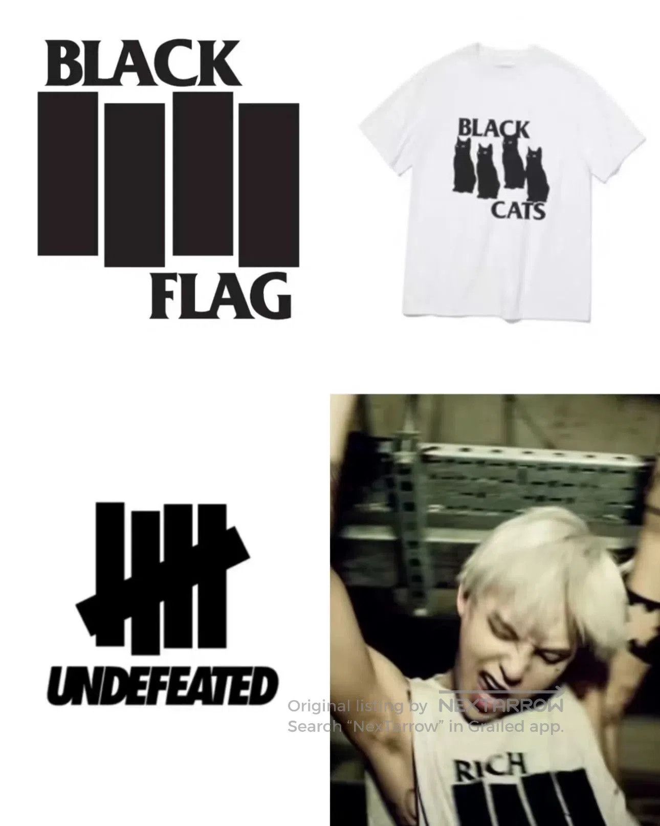 Black Flag Black Flag 00s Vintage Tee. Size US M / EU 48-50 / 2 - 8 Thumbnail