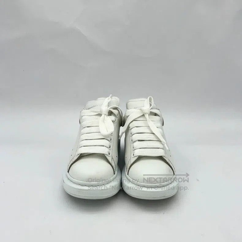 Alexander McQueen Alexander Mcqueen White laser shoetail lace thick-soled ca Size US 5.5 / IT 35.5 - 3 Thumbnail