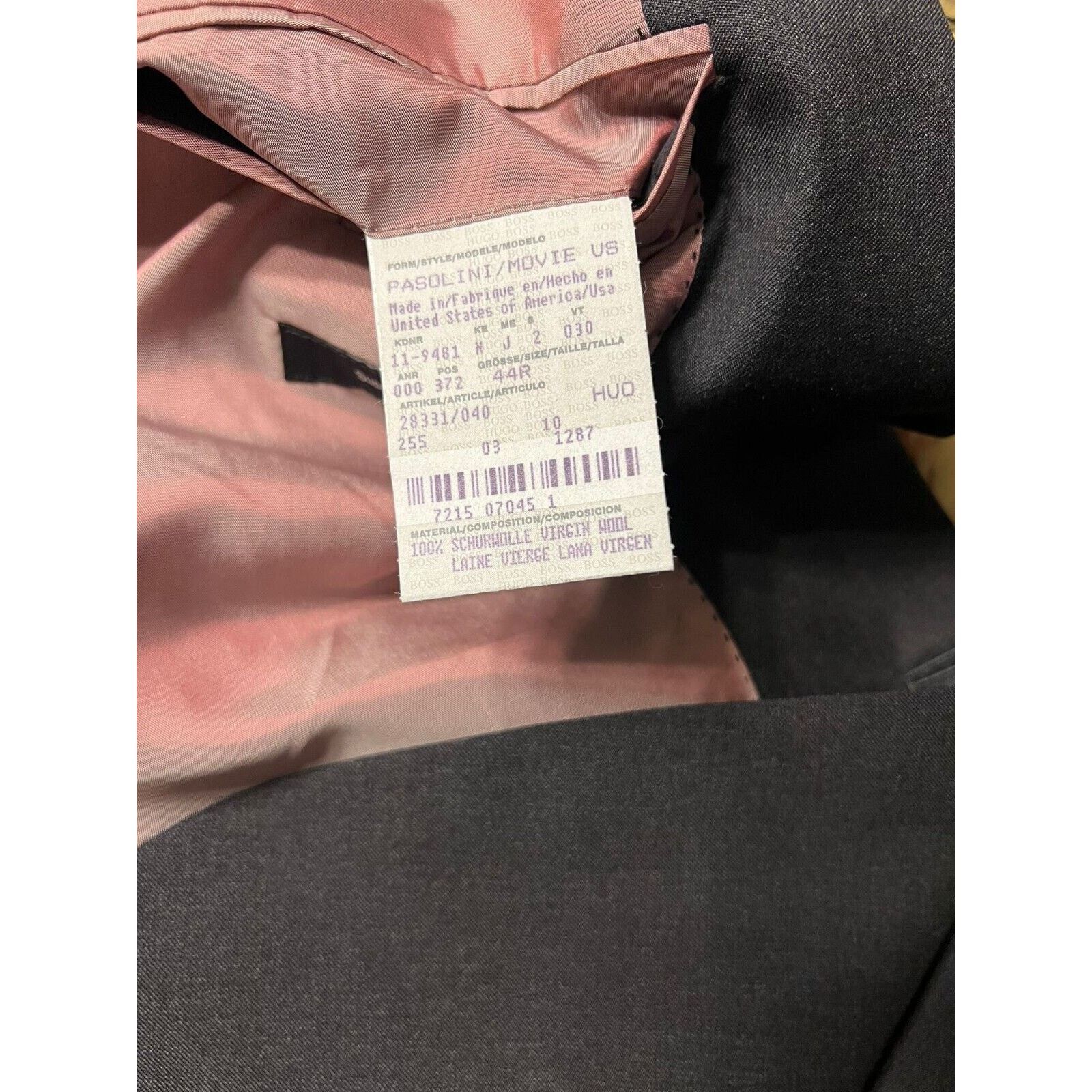 Hugo Boss Hugo Boss Black Sport Jacket Blazer Size 44R Size 44R - 8 Thumbnail