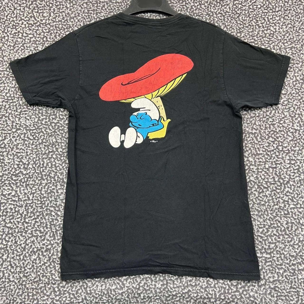 Other The Smurfs Sleepy Lazy Shirt Short Sleeve Crew Neck Cotton M Size US L / EU 52-54 / 3 - 2 Thumbnail