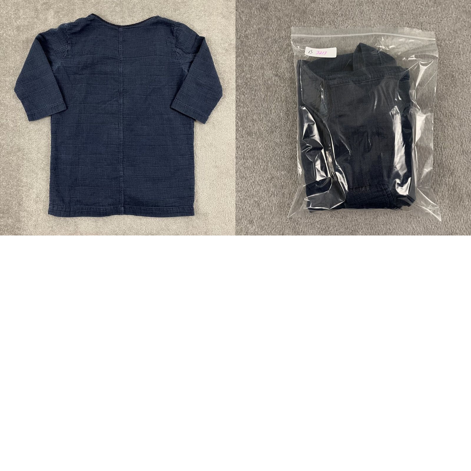 Eileen Fisher Eileen Fisher Womens Medium Blue Open Front Jacket Pockets Casual Regular Fit Size M / US 6-8 / IT 42-44 - 8 Thumbnail
