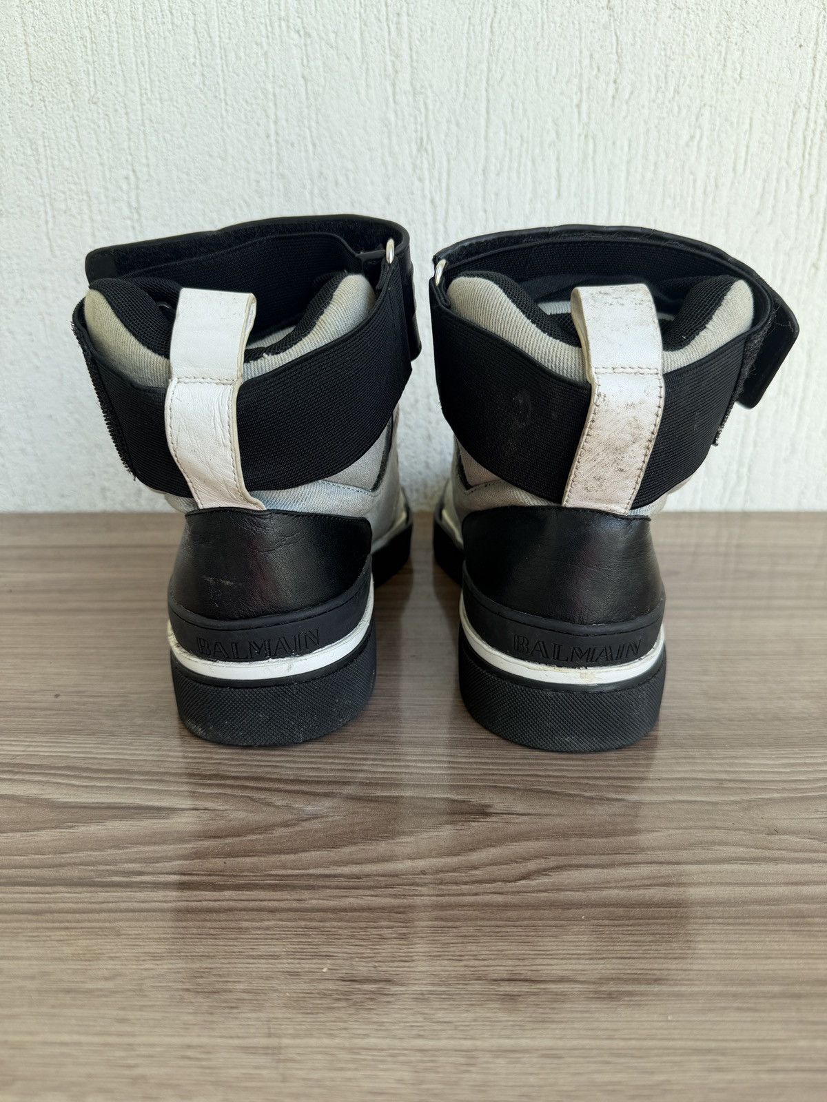 Balmain Denim Balmain log Sneaker Size US 6.5 / EU 39-40 - 16 Thumbnail