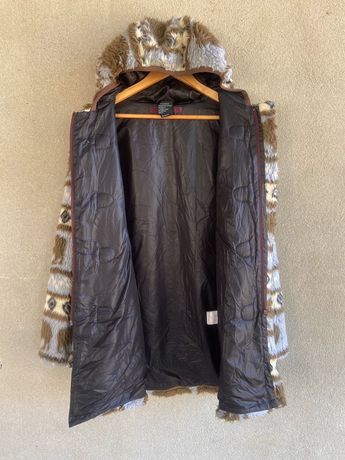 Manastash MANASTASH printed buffalo fleece duffle coat Size US S / EU 44-46 / 1 - 3 Thumbnail