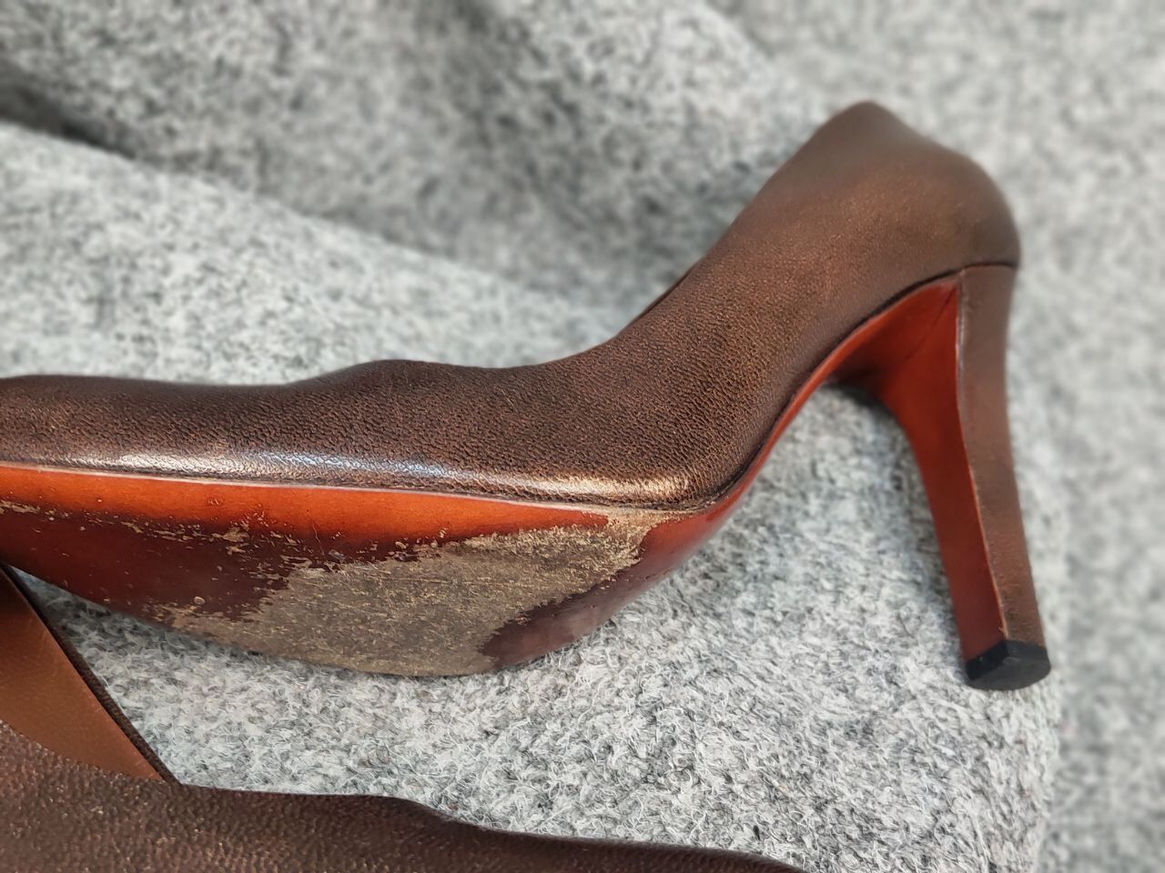 Miu Miu Vintage Luxurious Miu Miu Design Leather Brown Retro Heels Size US 9 / IT 39 - 16 Thumbnail