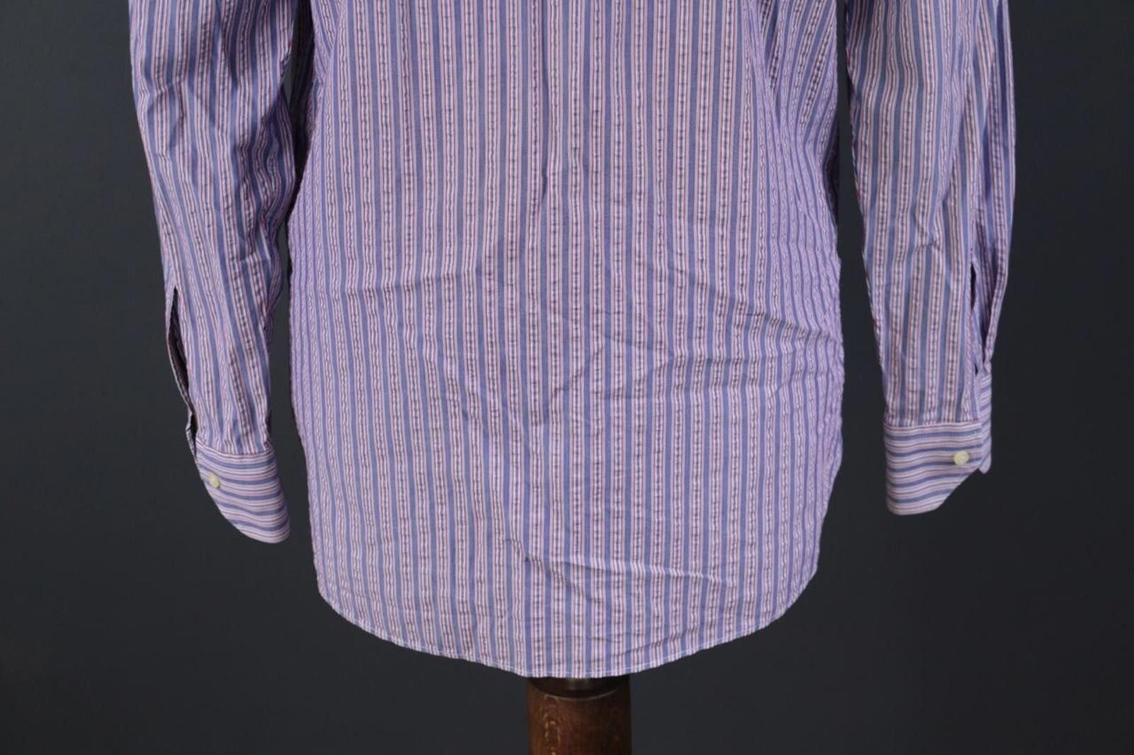 Etro Etro Milano Multicolor Striped Button Down Shirt Size 40 Size US M / EU 48-50 / 2 - 8 Thumbnail