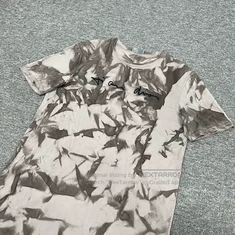Dior Dior Embroidered Logo Tie-dye Short-sleeved T-shirt Size US S / EU 44-46 / 1 - 3 Thumbnail