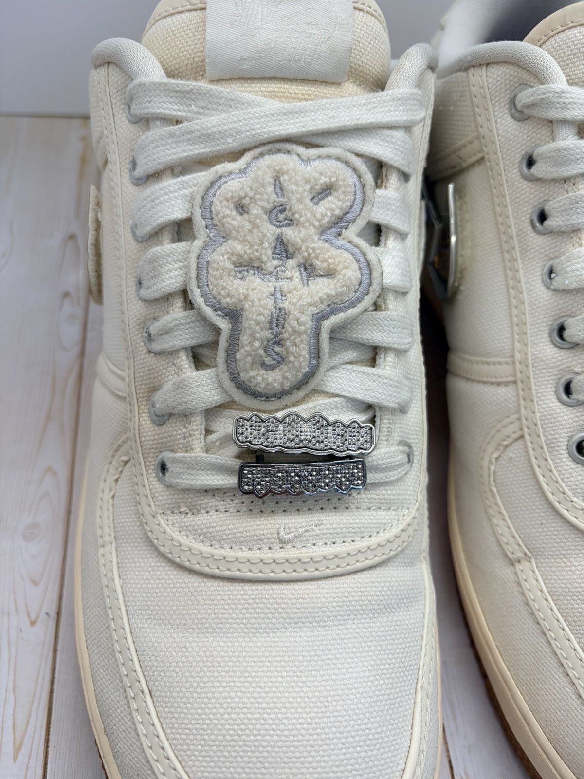 Nike × Travis Scott Nike Air Force 1 Travis Scott Sail Size 11.5 Size US 11.5 / EU 44-45 - 3 Thumbnail