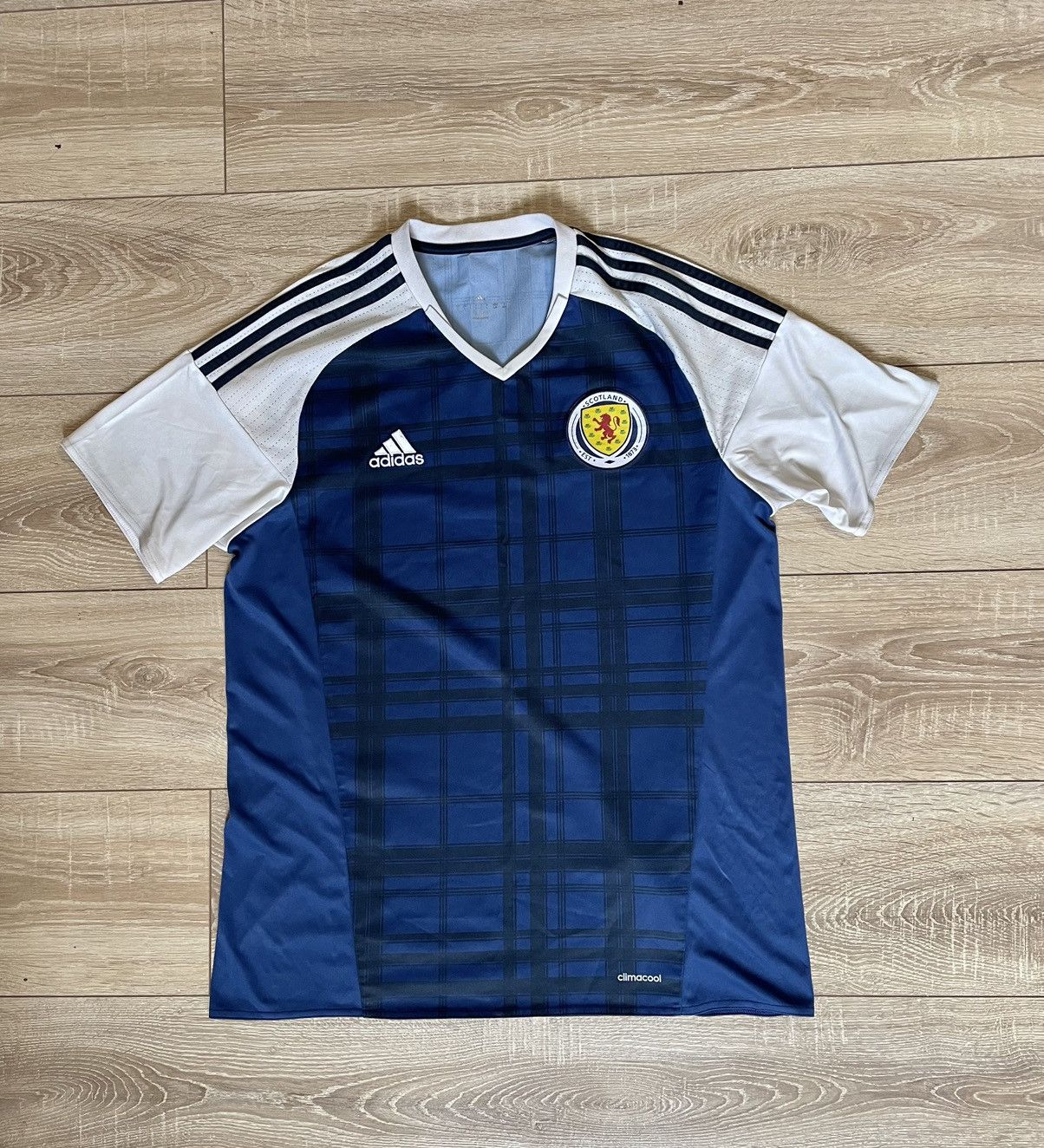 Adidas SCOTLAND 2016 HOME FOOTBALL SHIRT SOCCER JERSEY ADIDAS Size US L / EU 52-54 / 3 - 1 Thumbnail