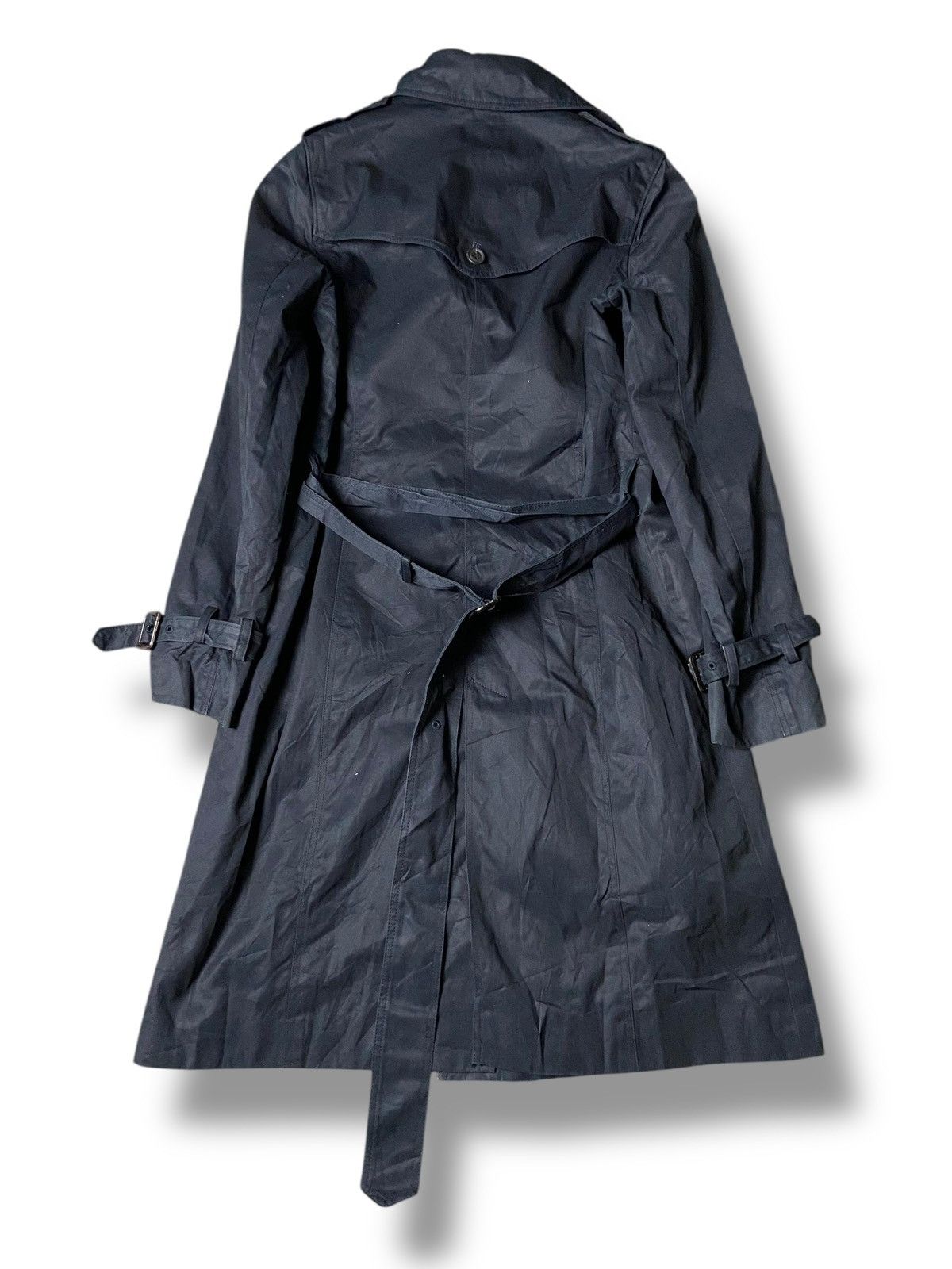 Japanese Brand Natural Beauty Basic Double Breasted Trench Coat (163) Size M / US 6-8 / IT 42-44 - 3 Thumbnail
