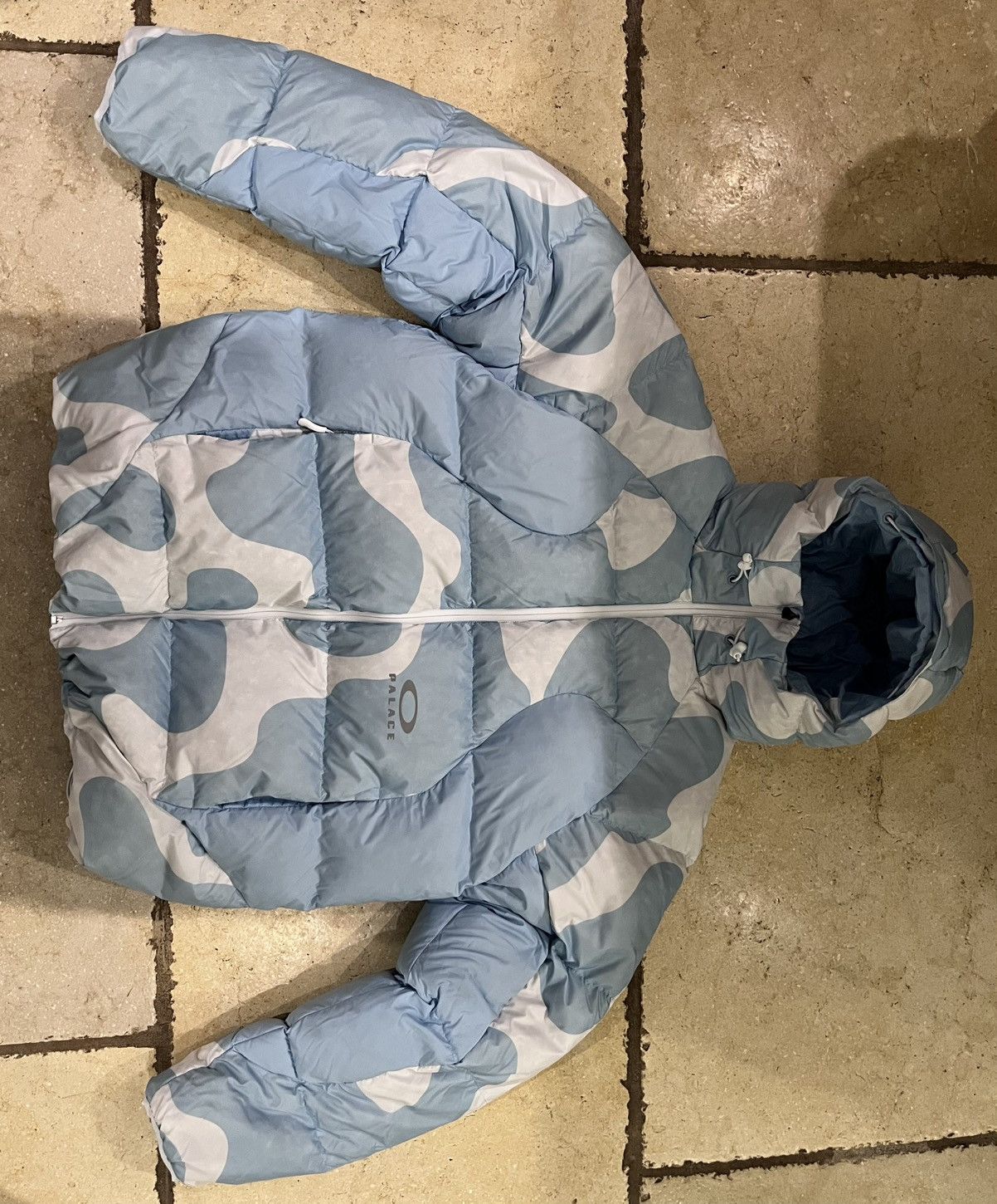 Moschino × Palace Palace x Moschino Blue Cloud Puffer Jacket | Grailed