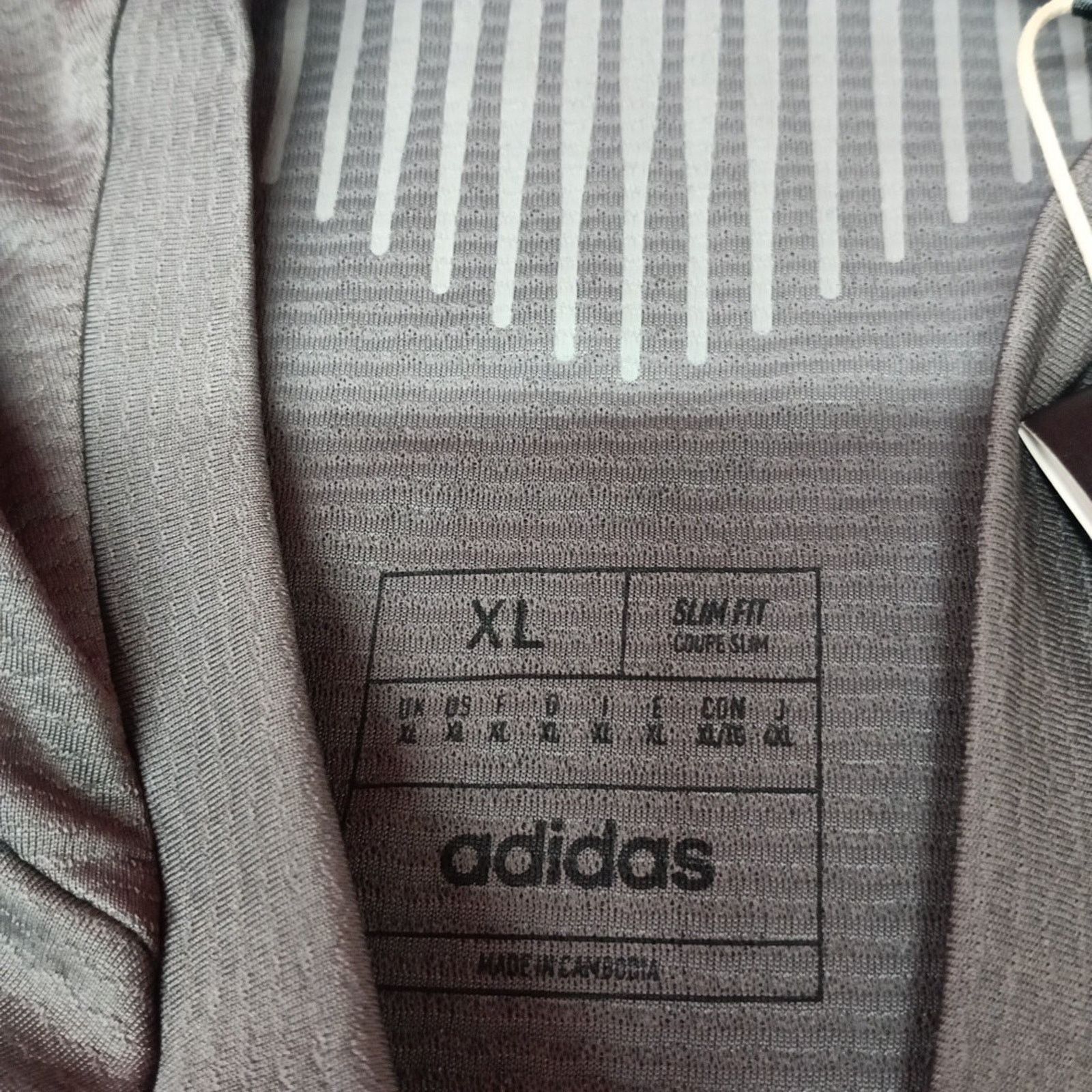 Adidas ADIDAS Men's HEAT.RDY Tank Top Size XL Gray Slim Fit IS3712 Size US XL / EU 56 / 4 - 3 Thumbnail