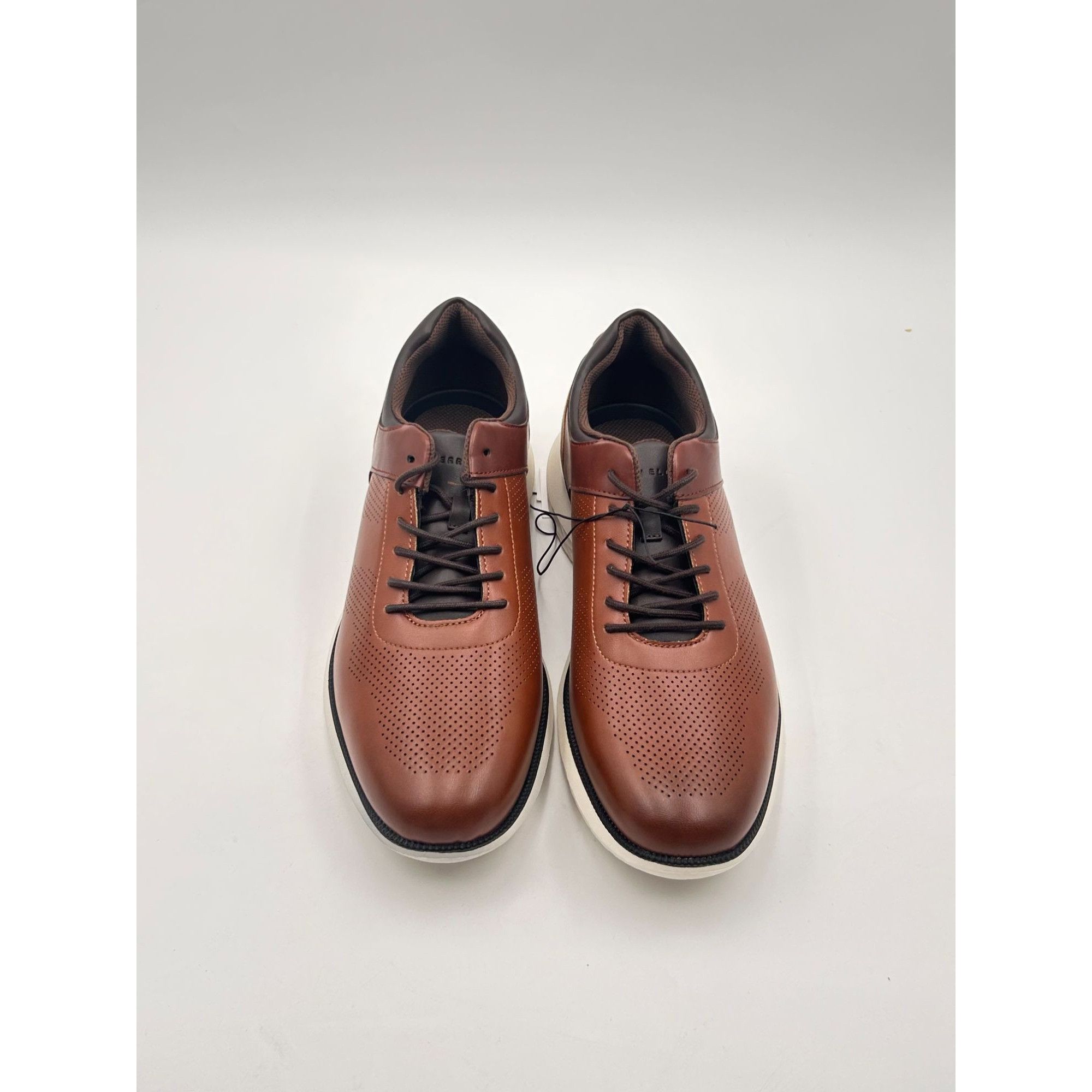 Perry Ellis Perry Ellis Portfolio Men’s Brown Casual Shoes Size 11 Perfo Size US 11 / EU 44 - 2 Thumbnail