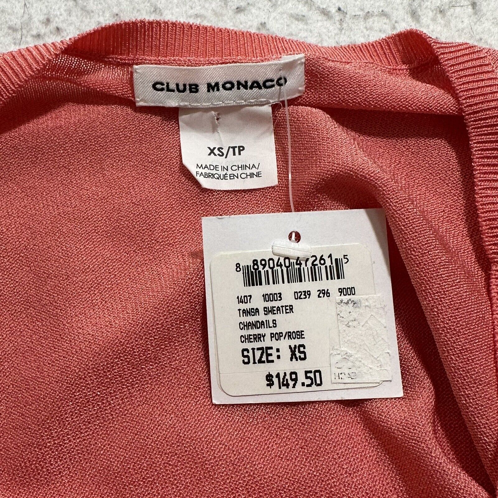 Club Monaco Club Monaco XS Tansa Sweater Chandalis Cherry Pop Rose Pink Size XS / US 0-2 / IT 36-38 - 9 Thumbnail