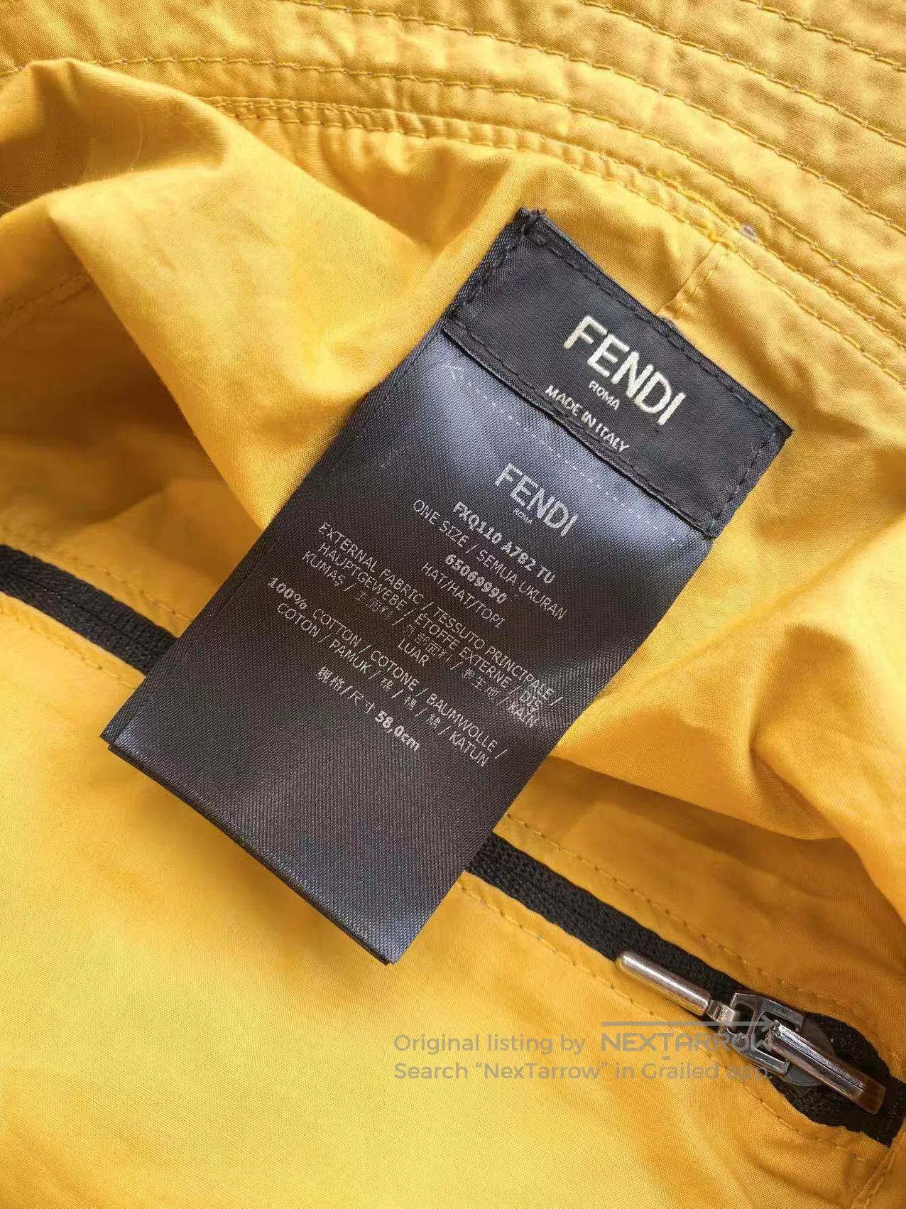 Fendi Fendi The leather brand logo is full of bucket hats| Size ONE SIZE - 7 Thumbnail