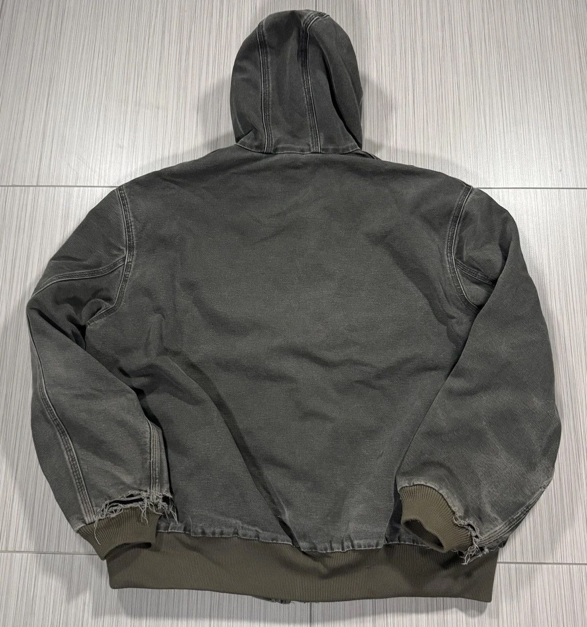 Carhartt Vintage Carhartt Green Hooded Jacket (Size XXL) Size US XXL / EU 58 / 5 - 3 Thumbnail